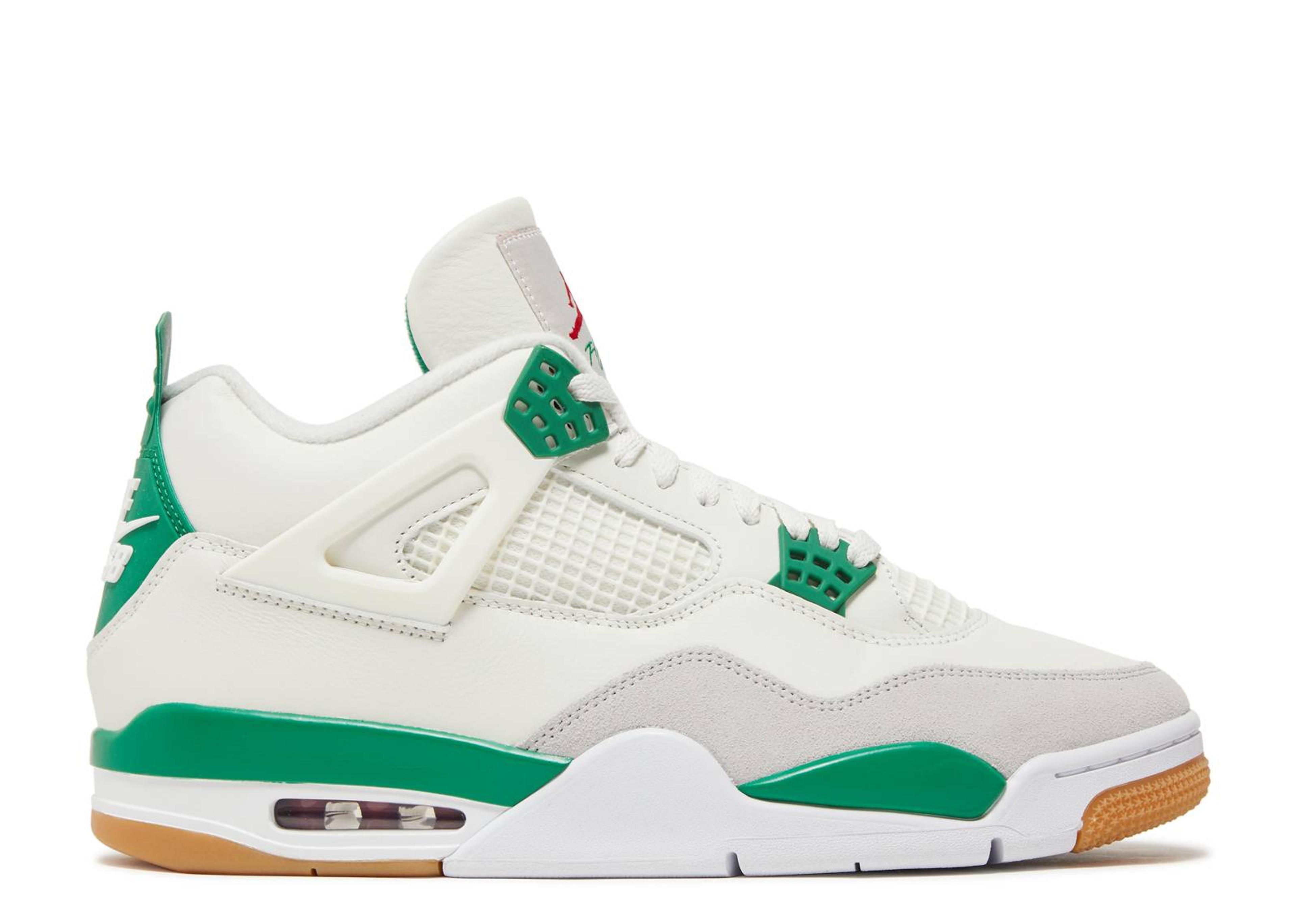 Nike SB X Air Jordan 4 Retro SP 'Pine Green' - Air Jordan - DR5415 103 - sail/pine green/neutral grey/white | Flight Club