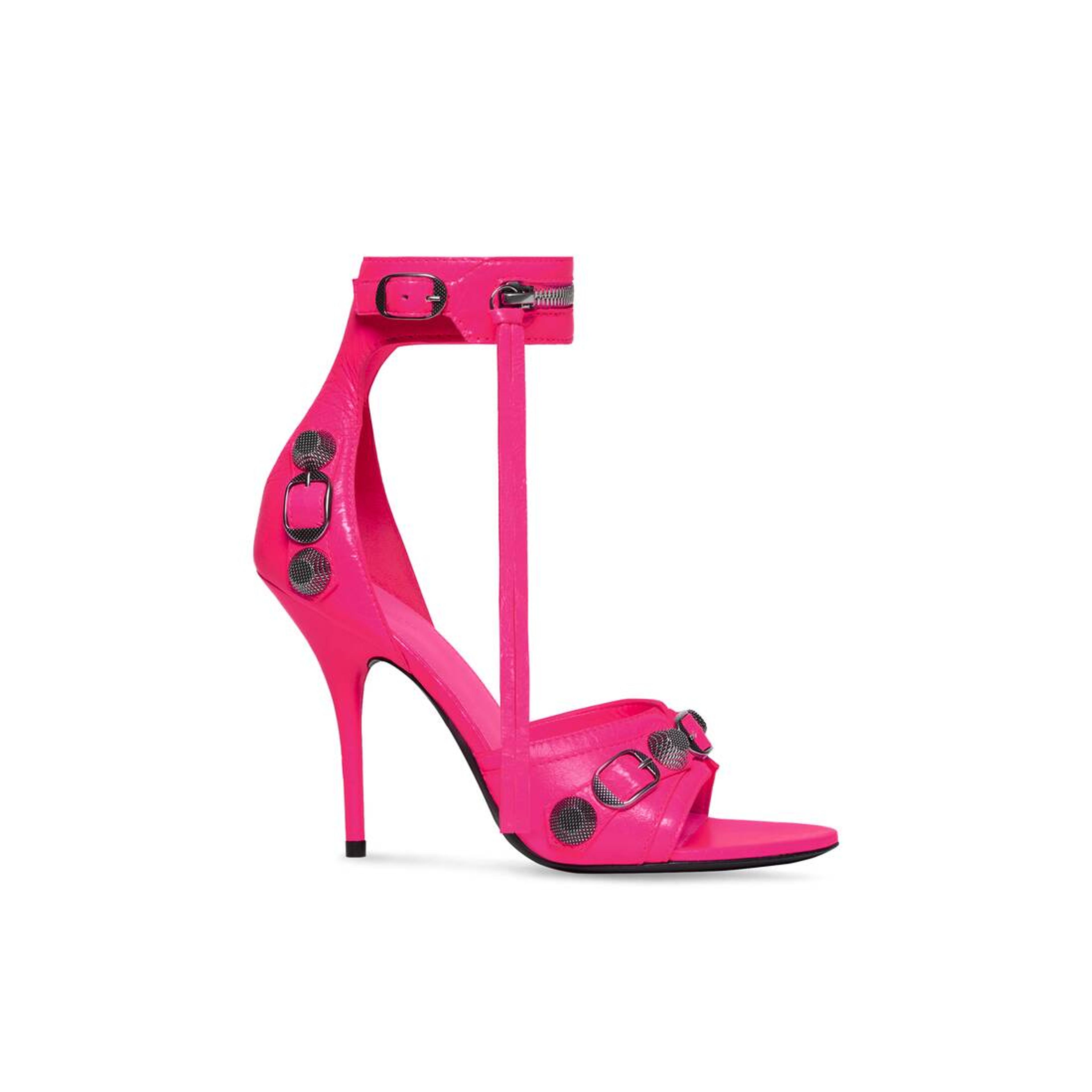 Women's Cagole 110mm Sandal in Fluo Pink | Balenciaga US