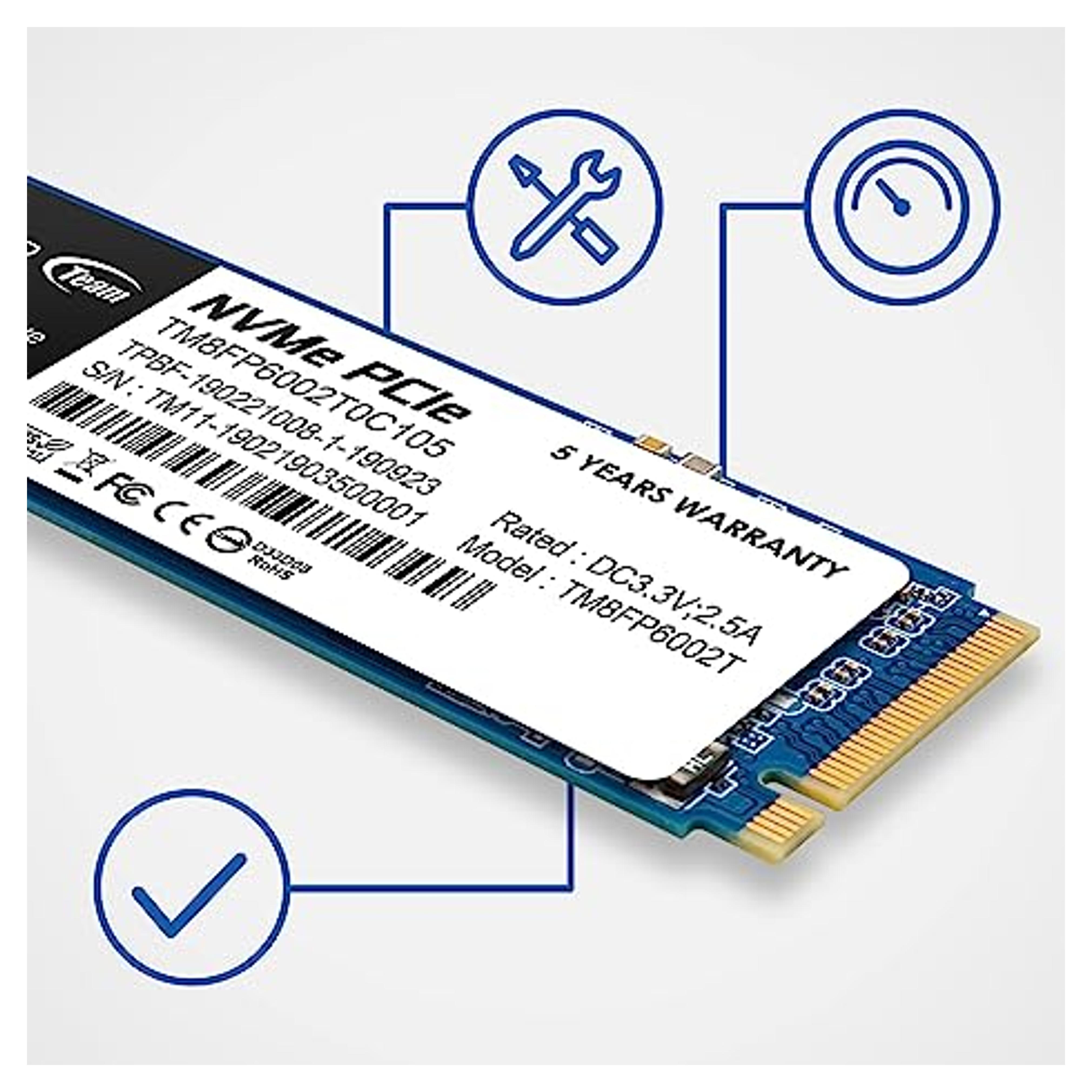 Amazon.com: TEAMGROUP MP33 512GB SLC Cache 3D NAND TLC NVMe 1.3 PCIe Gen3x4 M.2 2280 Internal Solid State Drive SSD (Read/Write Speed up to 1,700/1,400 MB/s) Compatible with Laptop & PC Desktop TM8FP6512G0C101 : Electronics