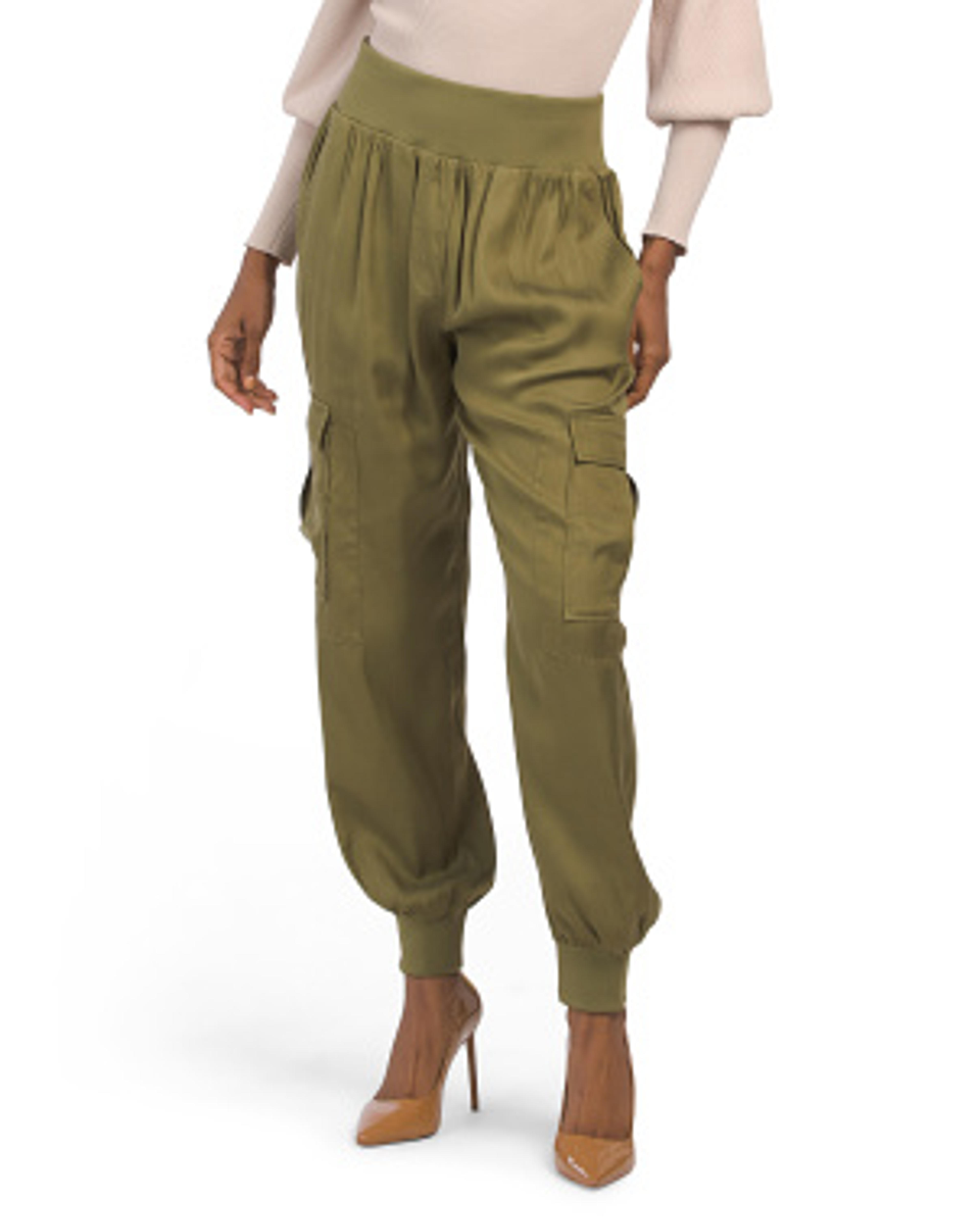 Wide Band Cupro Jogger Pants | Pants & Leggings  | Marshalls