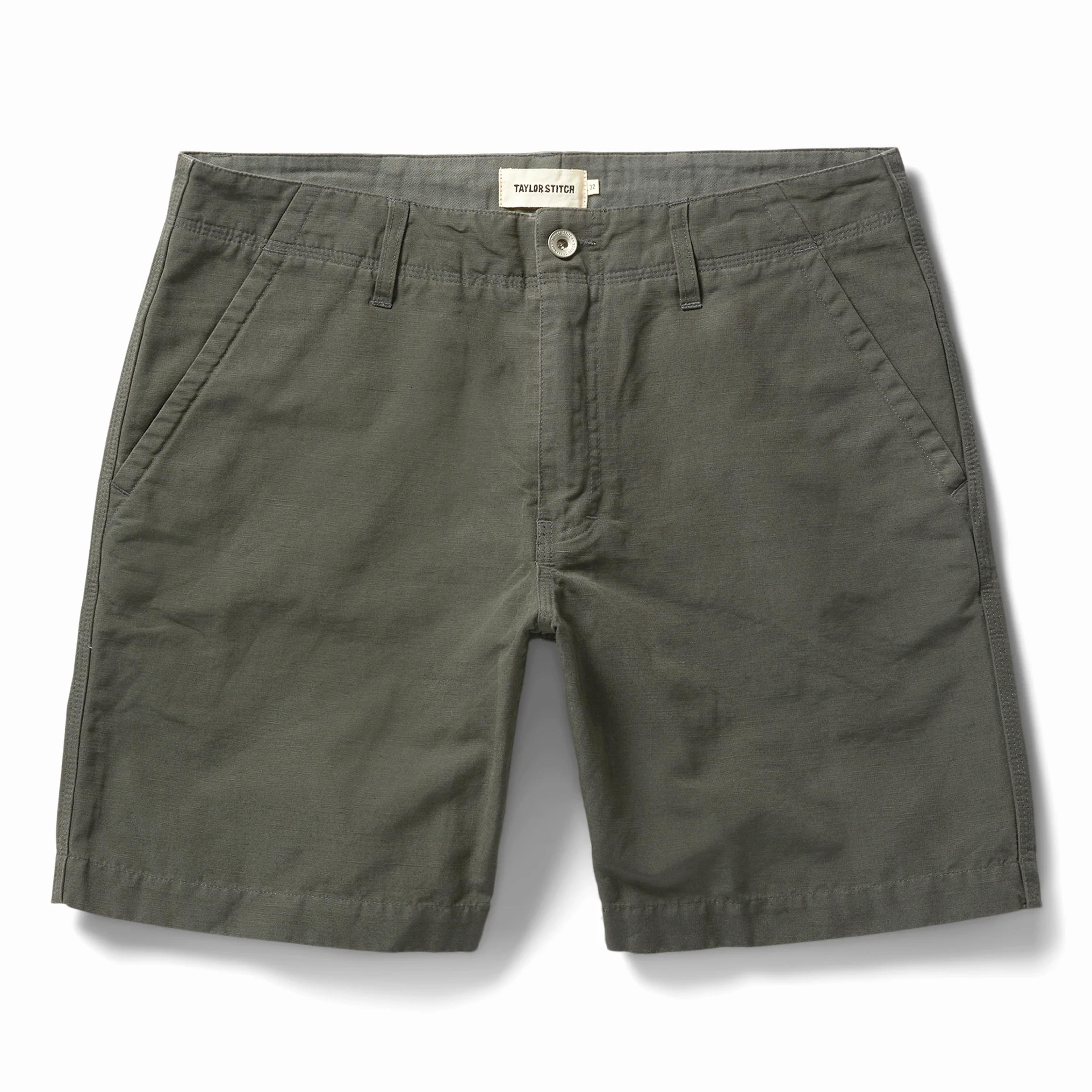 The Morse Short in Dark Slate - Men's Linen Shorts | Taylor Stitch | Men's Bottoms