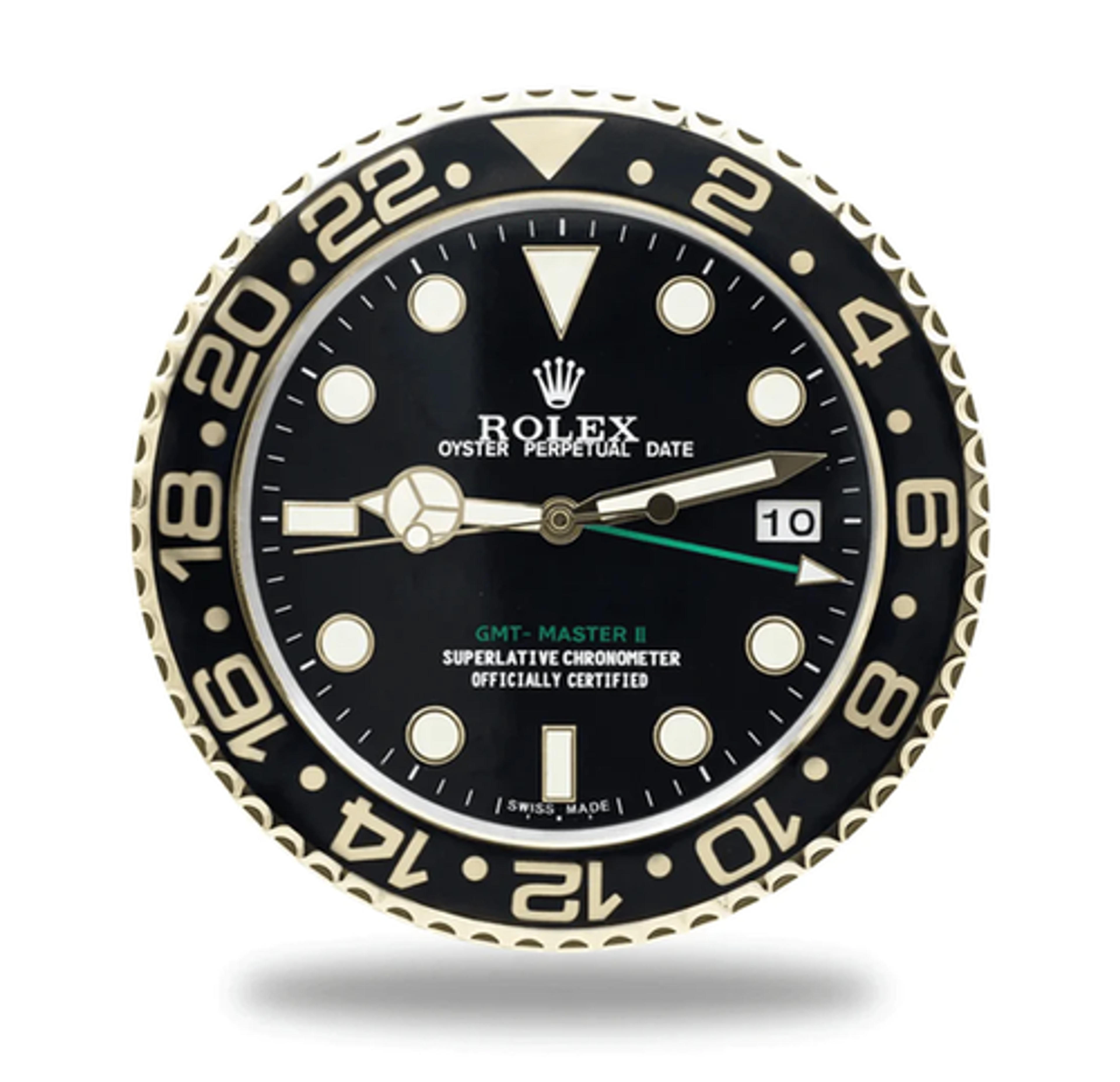 GMT Master II, Black and Gold 2023 | Wall Clock | Wclocks | Wall Clock