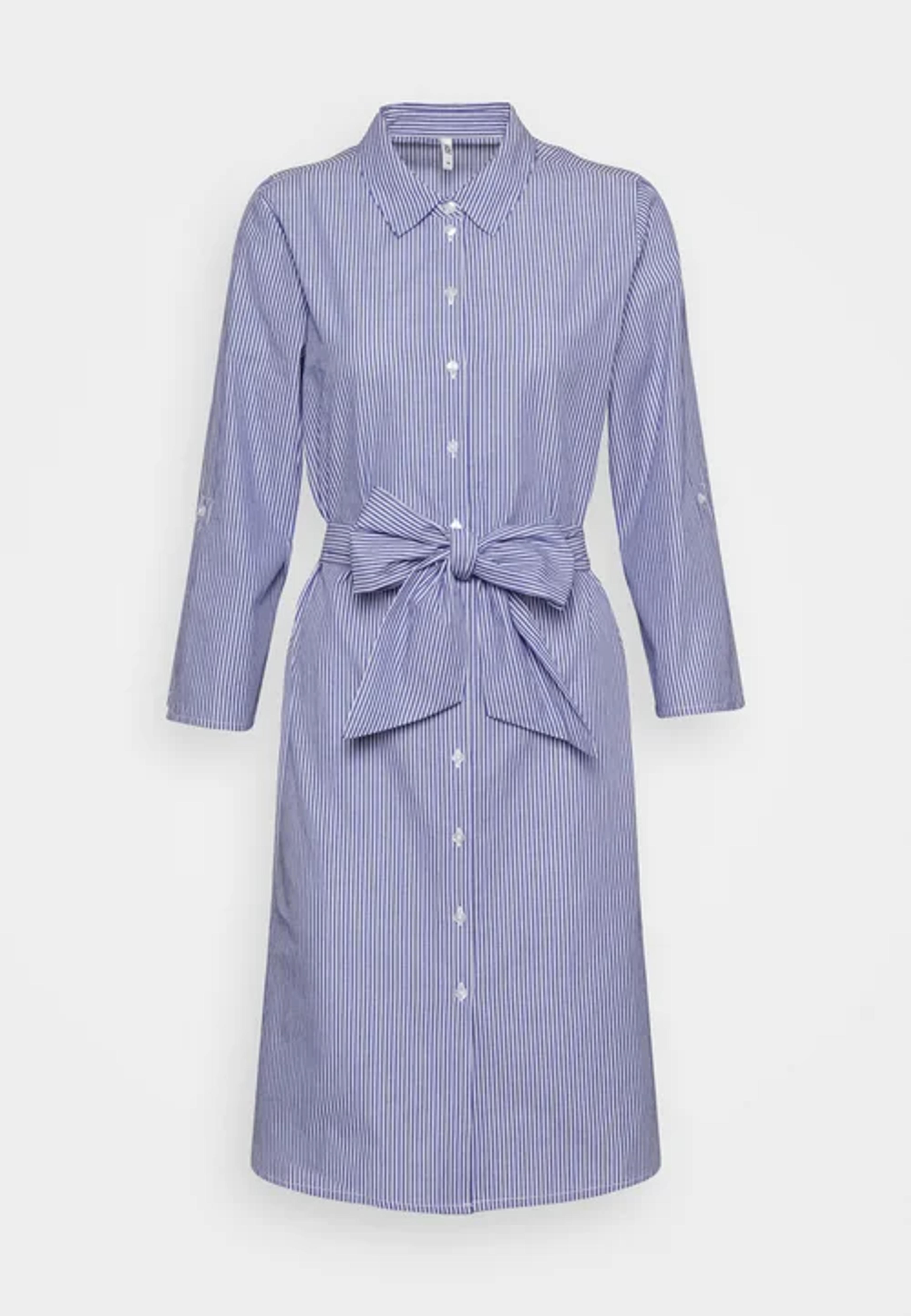 JDY Tall JDYHALL DRESS - Shirt dress - wedgewood/white/off-white - Zalando.co.uk