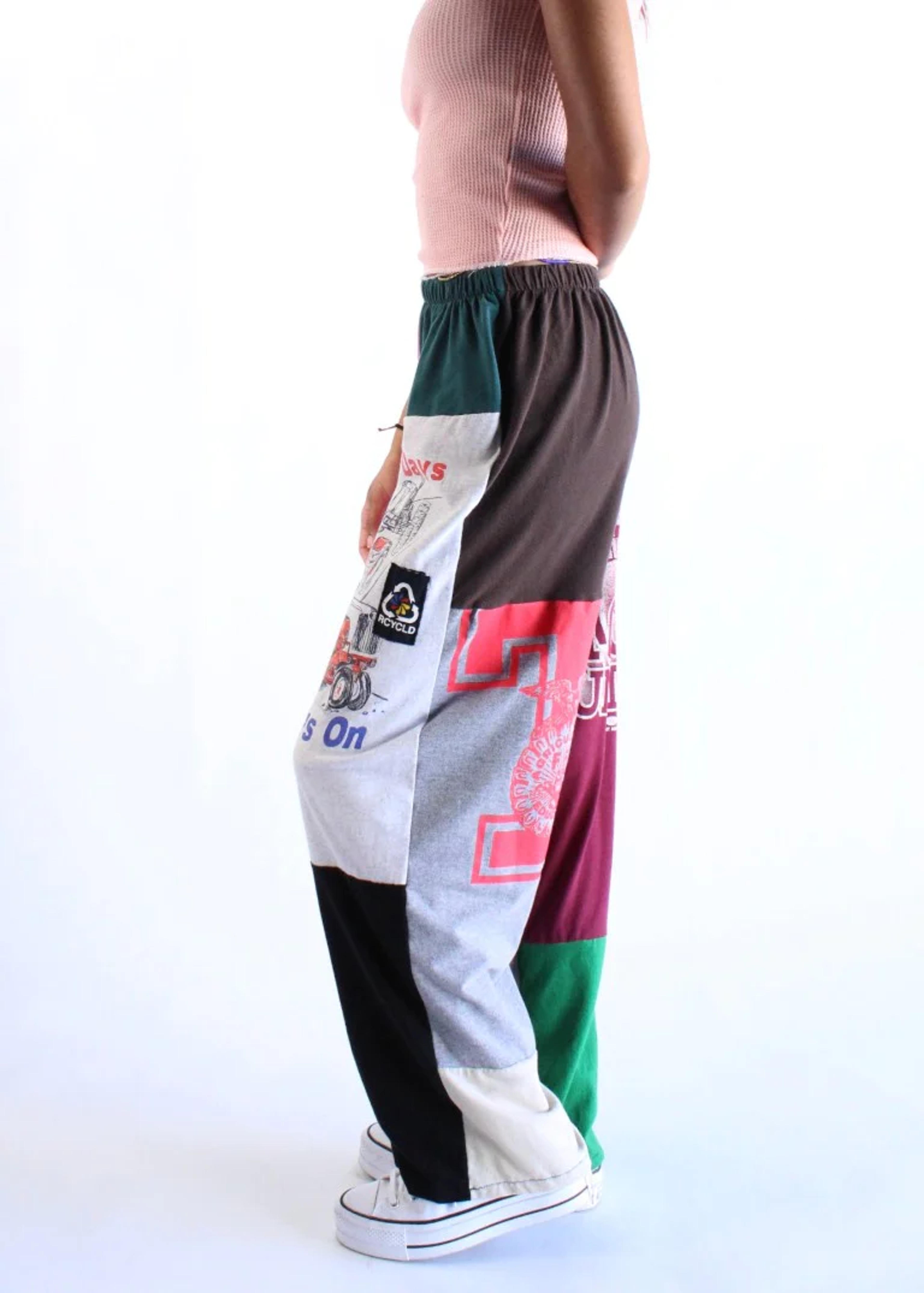 RCYCLD Pieced Tee Pants - Recycled.Clothing