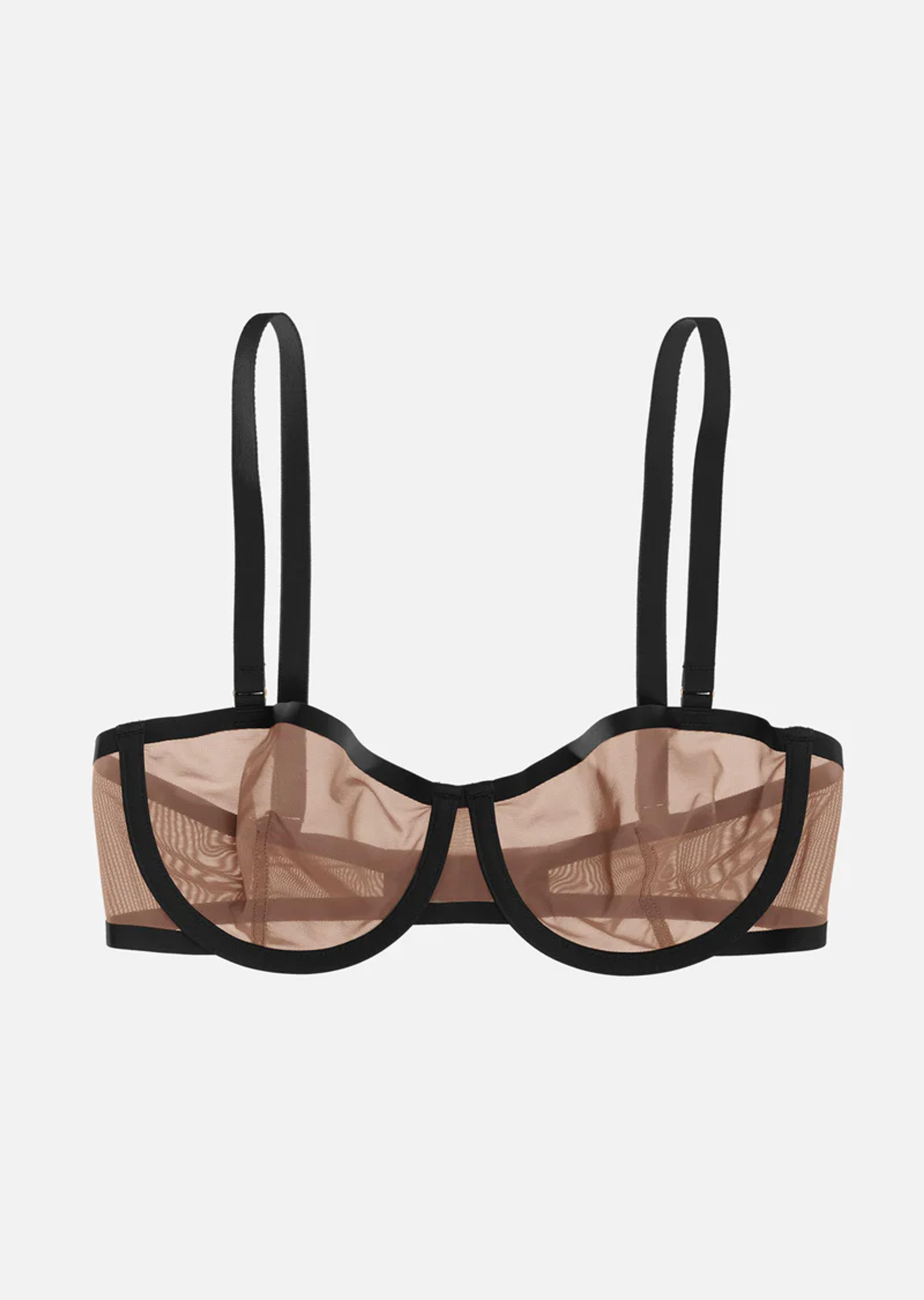 The Balconette - Taupe/Black - Bra | CUUP