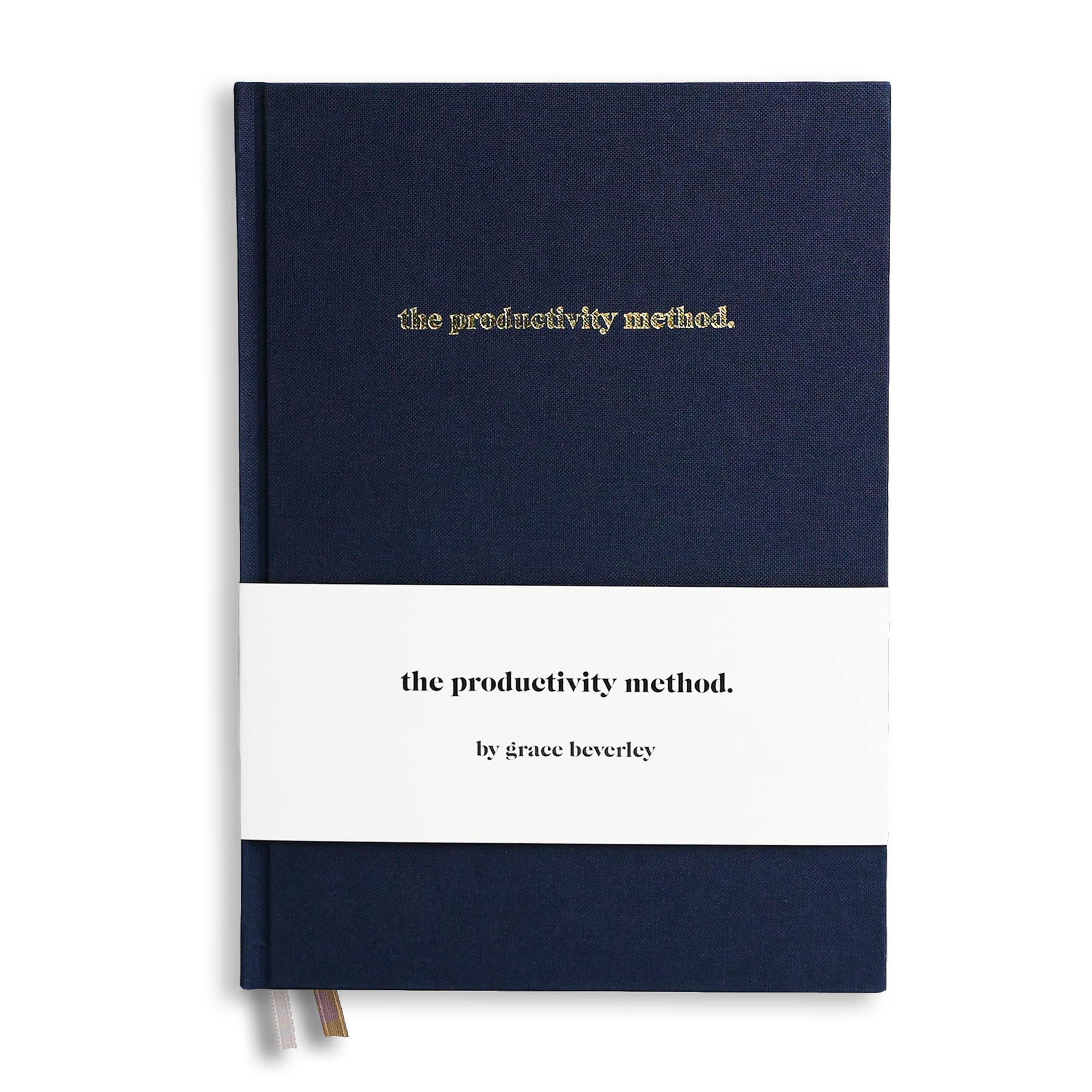 Hardback Productivity Planner - Daily planner for organisation, time management and productivity | Undated A5 planner using the viral Method by Grace Beverley | burning the midnight (blue) oil : Amazon.co.uk: Stationery & Office Supplies