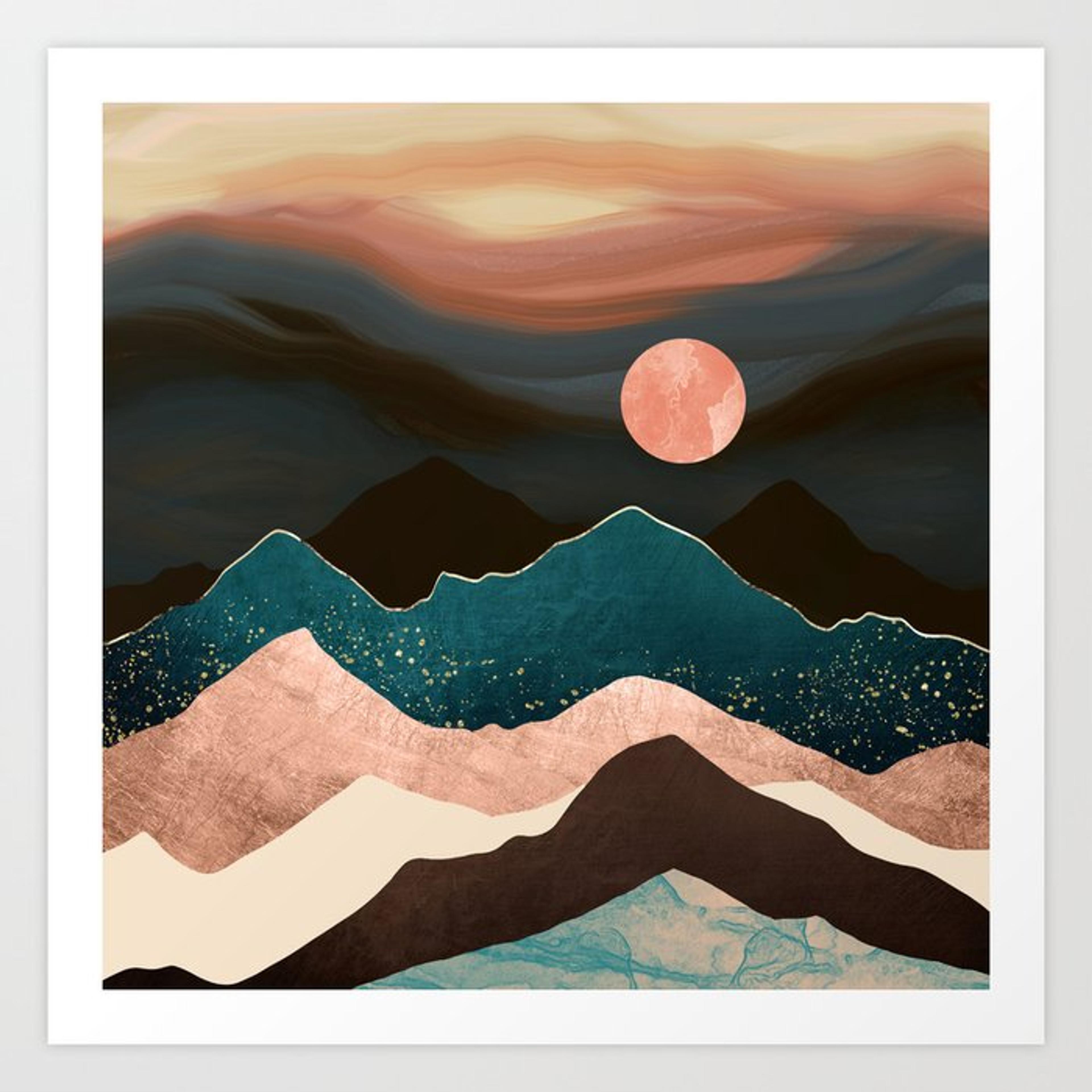 Dusk Breeze Art Print by SpaceFrogDesigns | Society6