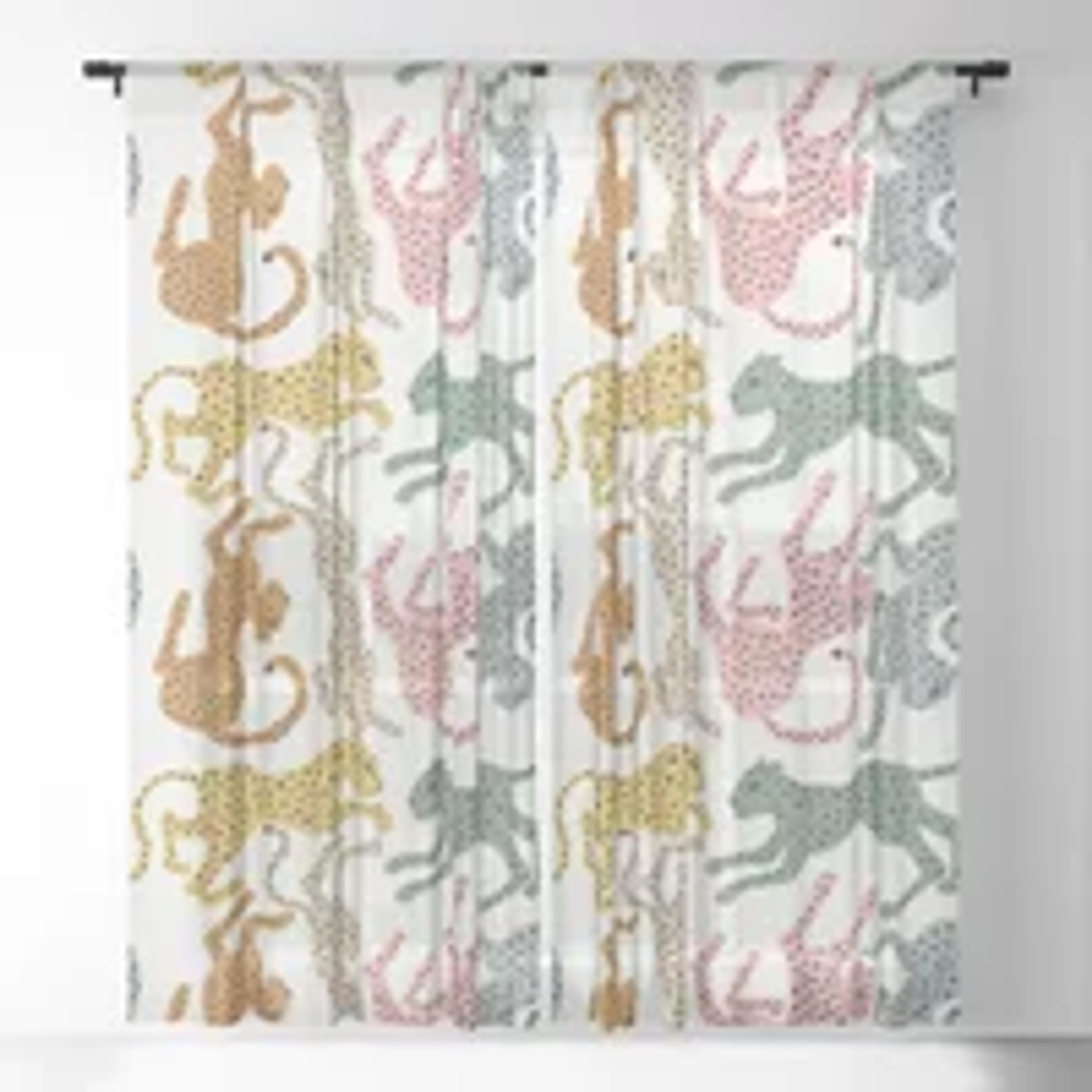 Sheer Curtain / 50" x 84" / Set of Two