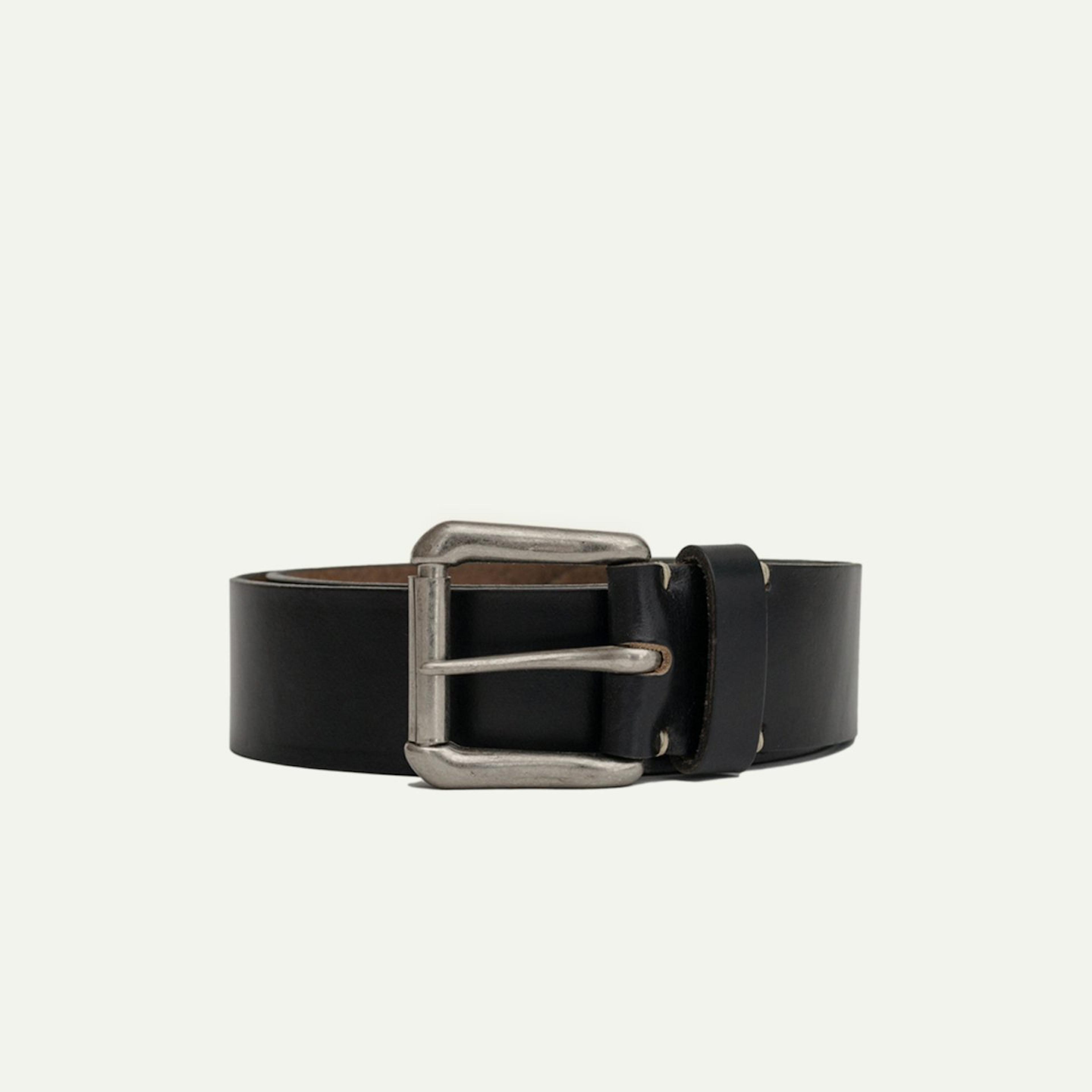 Roller Buckle Belt - Black Chromexcel