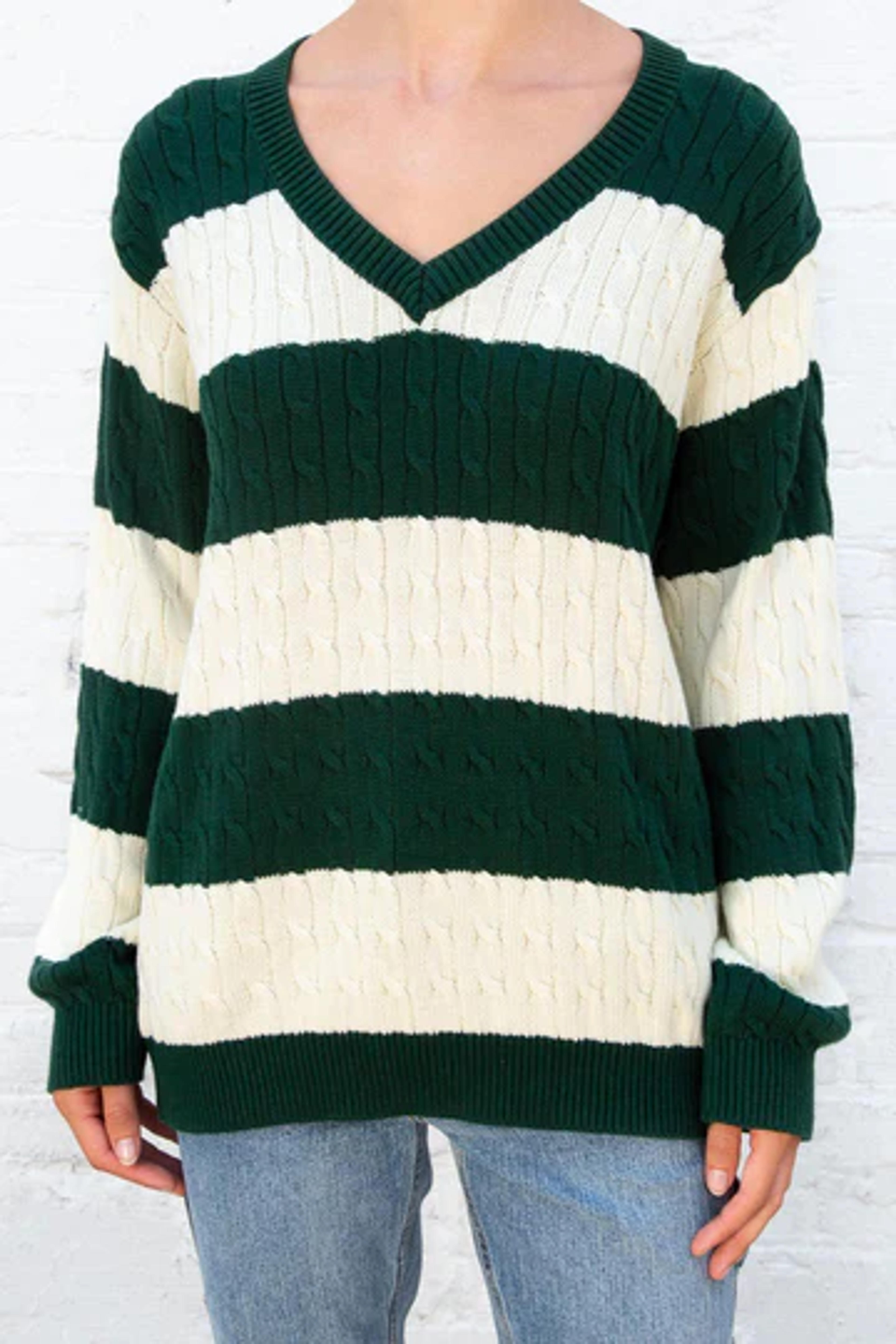 Nikki Cotton Stripe Sweater – Brandy Melville