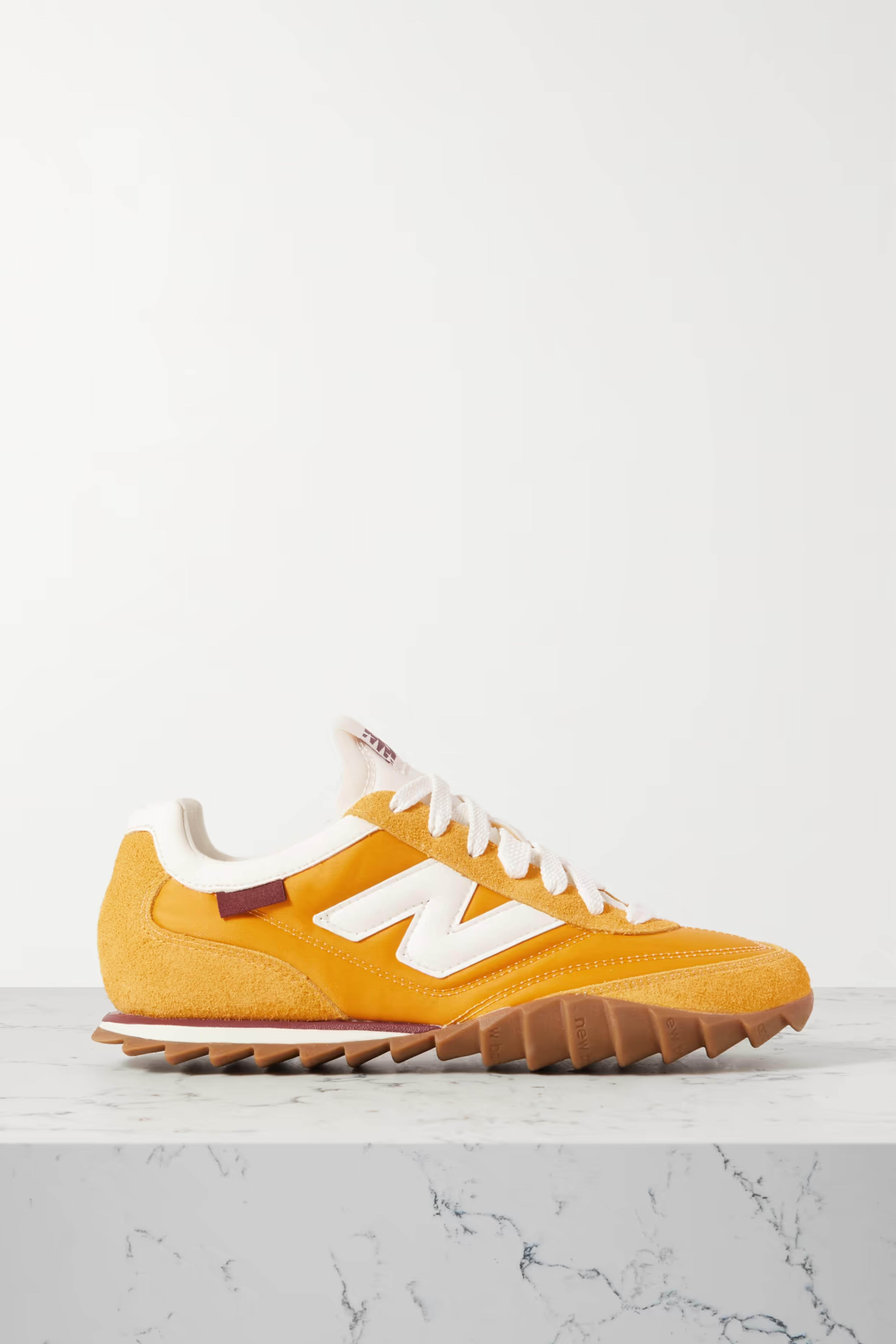 NEW BALANCE - + Donald Glover RC 30 canvas, leather and brushed-suede sneakers