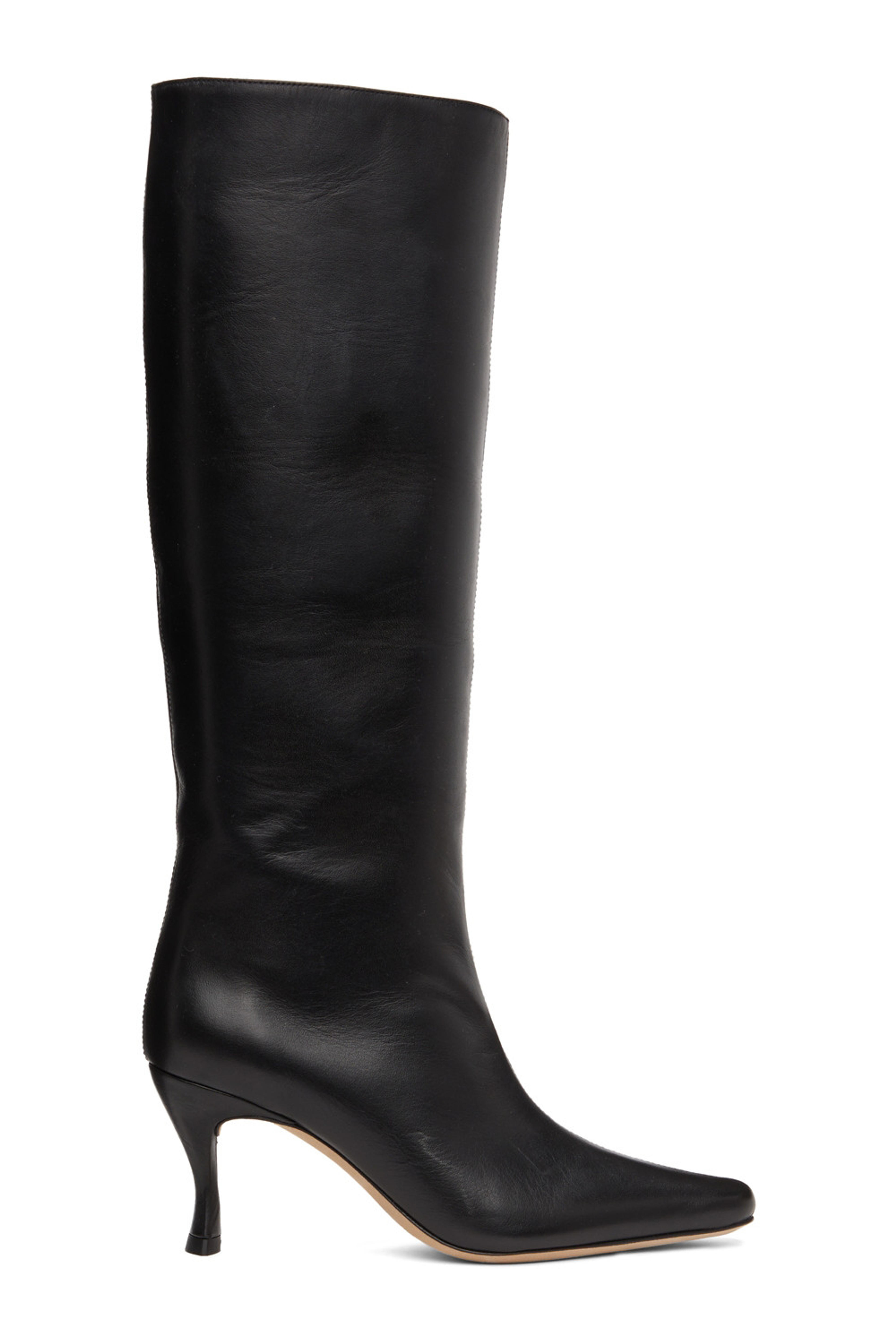 BY FAR: Black Stevie Boots | SSENSE