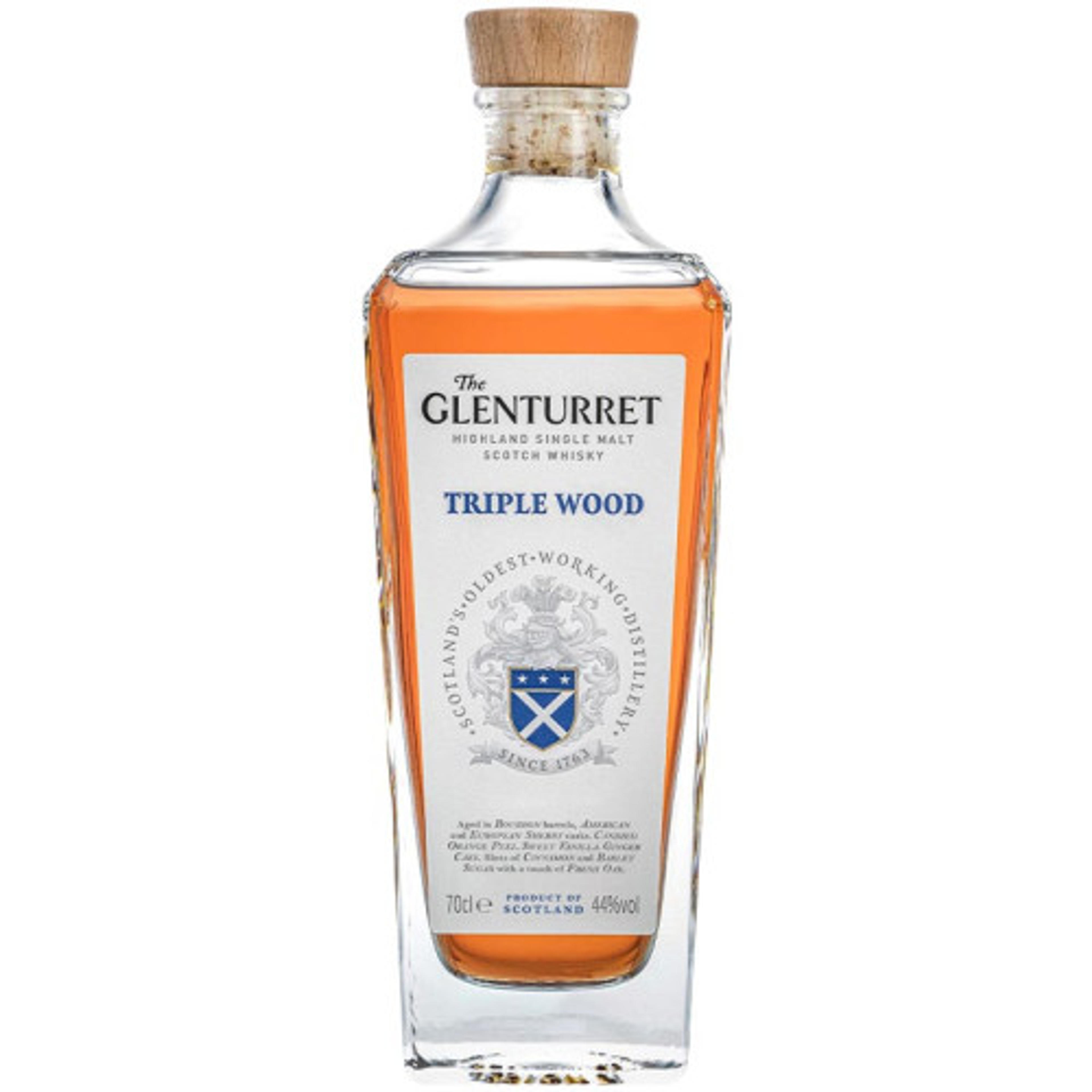 The Glenturret Triple Wood Single Malt Scotch Whisky: Buy Now | Caskers