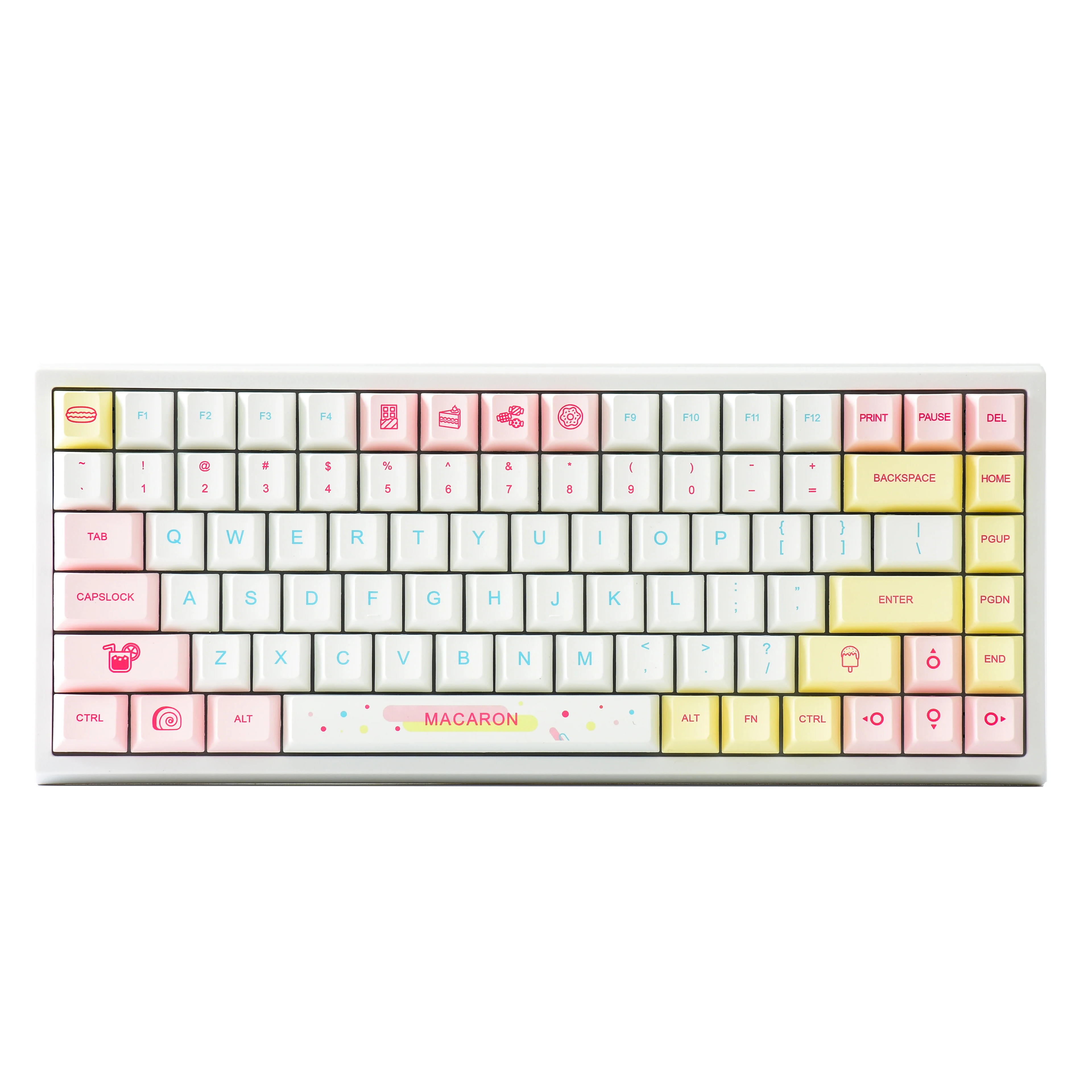 YUNZII Macaron 84-Key RGB Hotswap Wired Mechanical Gaming Keyboard