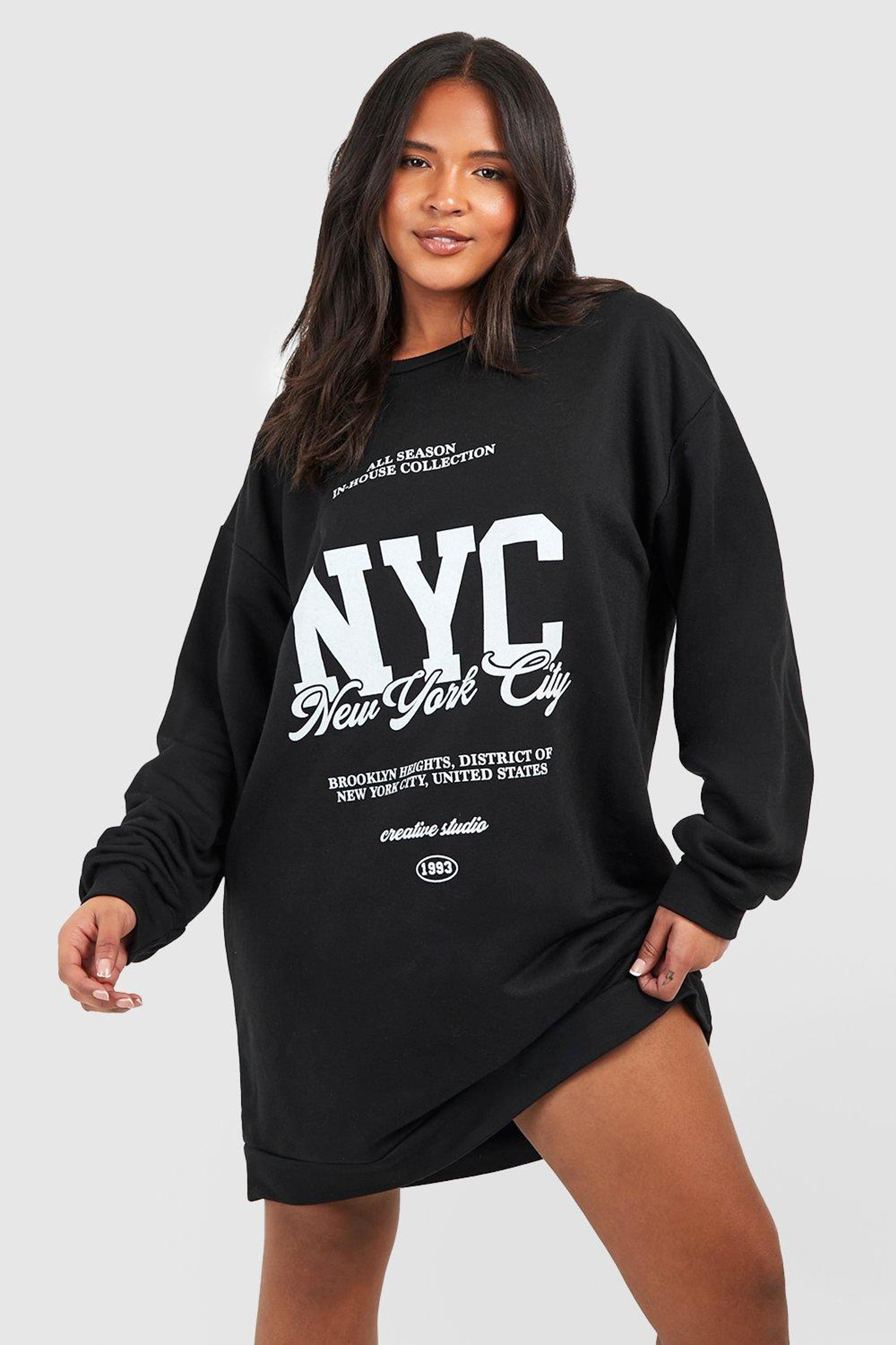 Plus Nyc Sweat Dress 