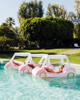 Malibu Barbie™ Golf Cart Pool Float with Shade - FUNBOY - FUNBOY