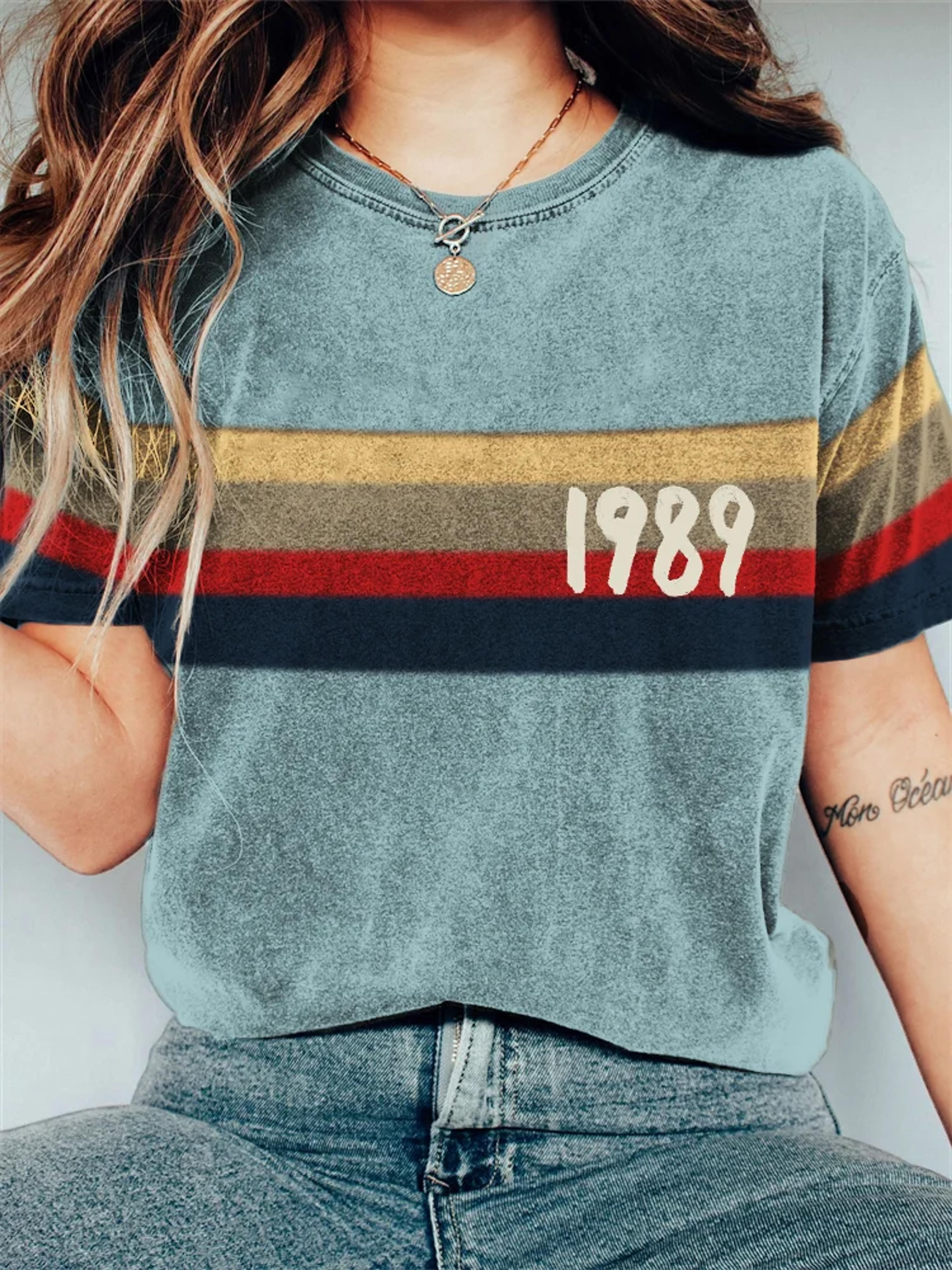 TS 1989 Sunrise Edition inspiriertes Vintage Washed T-Shirt