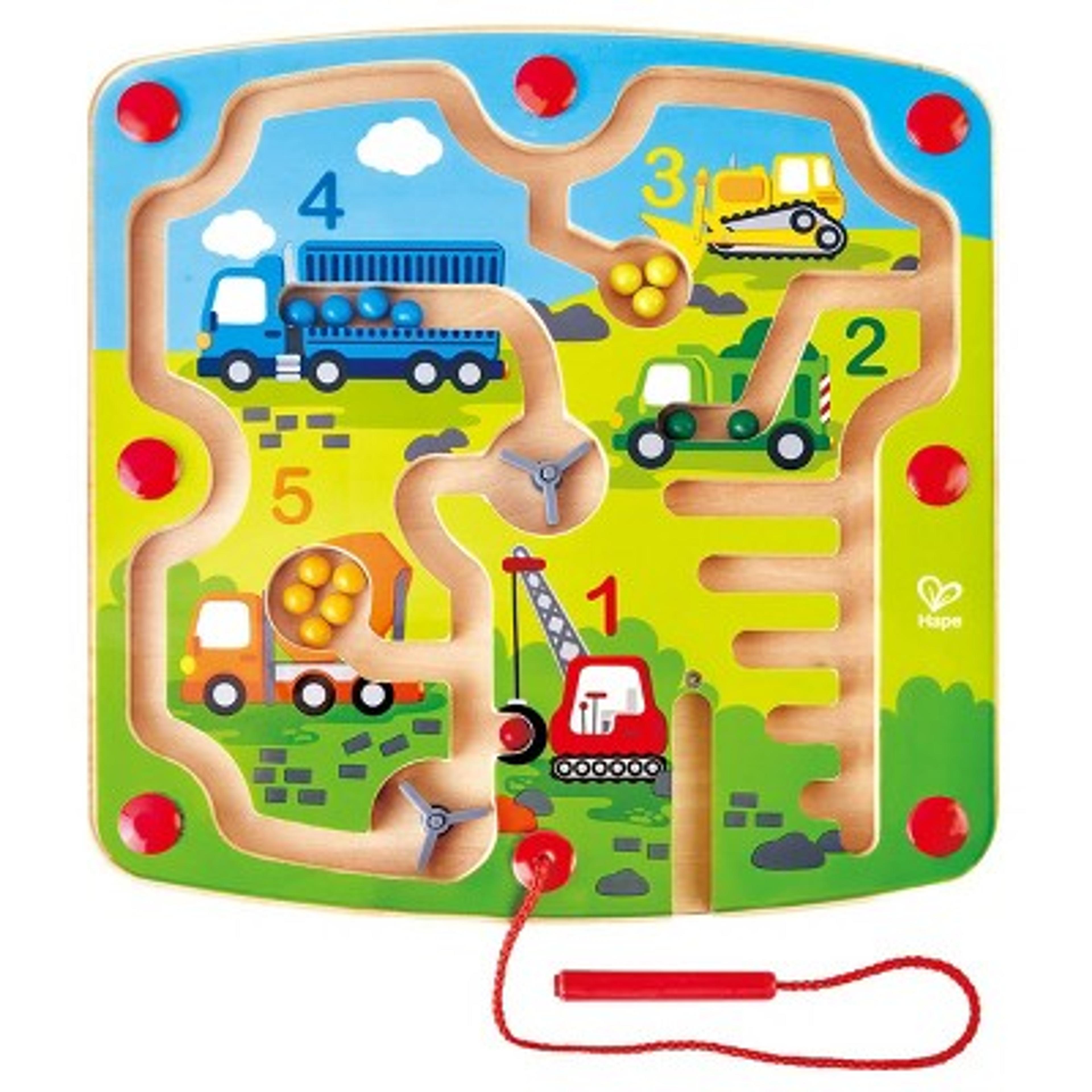 Hape Wooden Construction And Number Magnetic Maze : Target