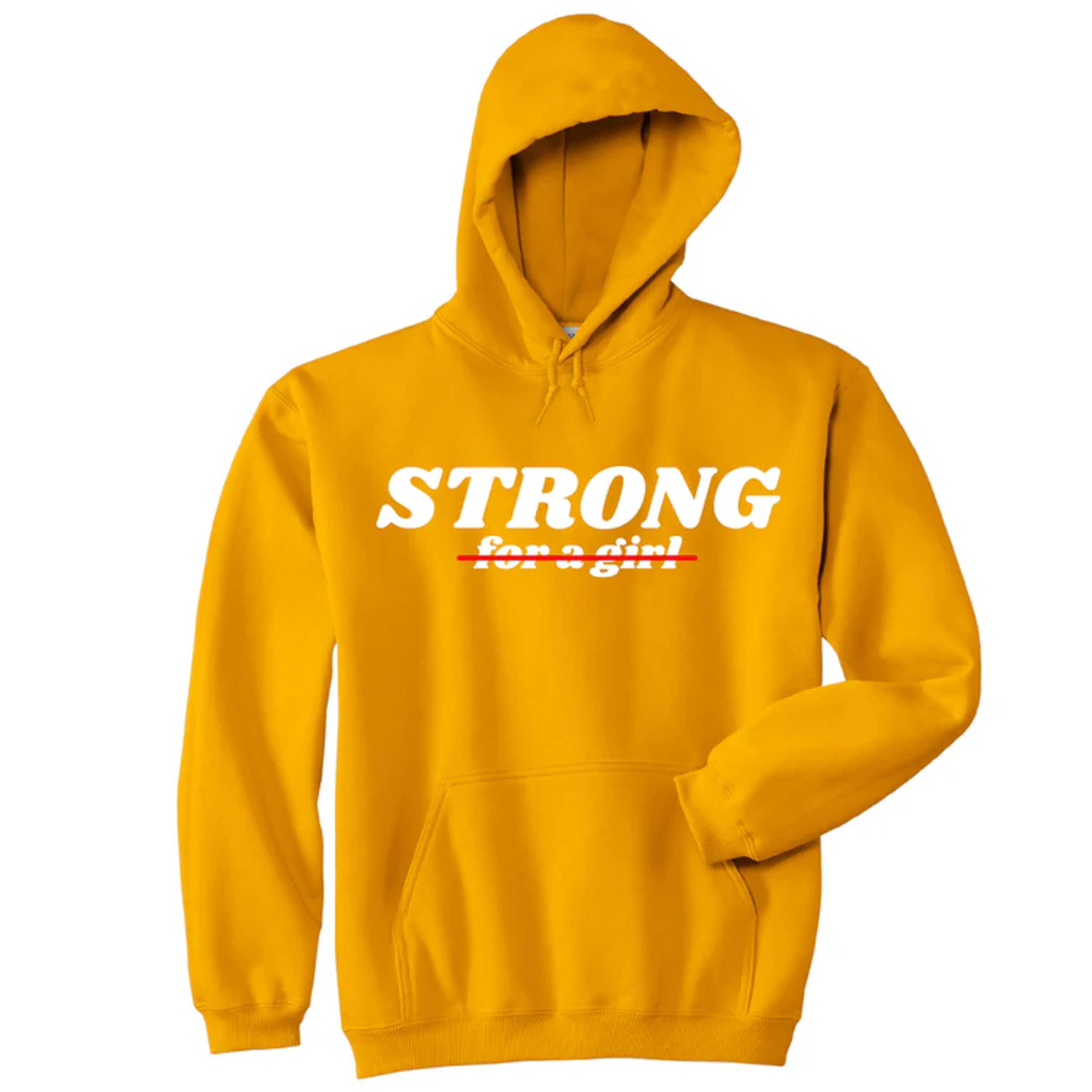 JUST STRONG Hoodie – Beyond Average Training Apparel