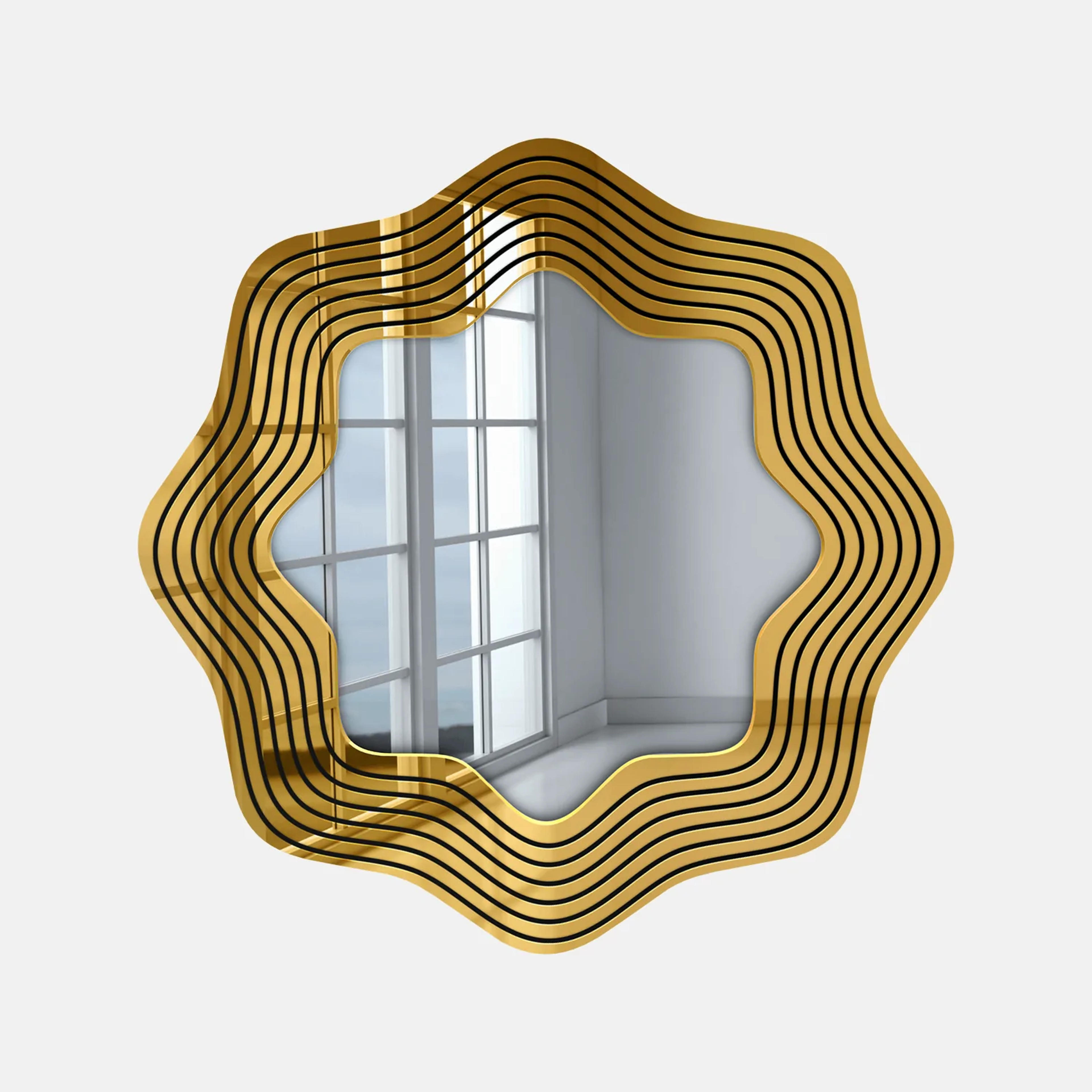 Pop Star Mirror | Dorm Essentials - Gold - Dormify