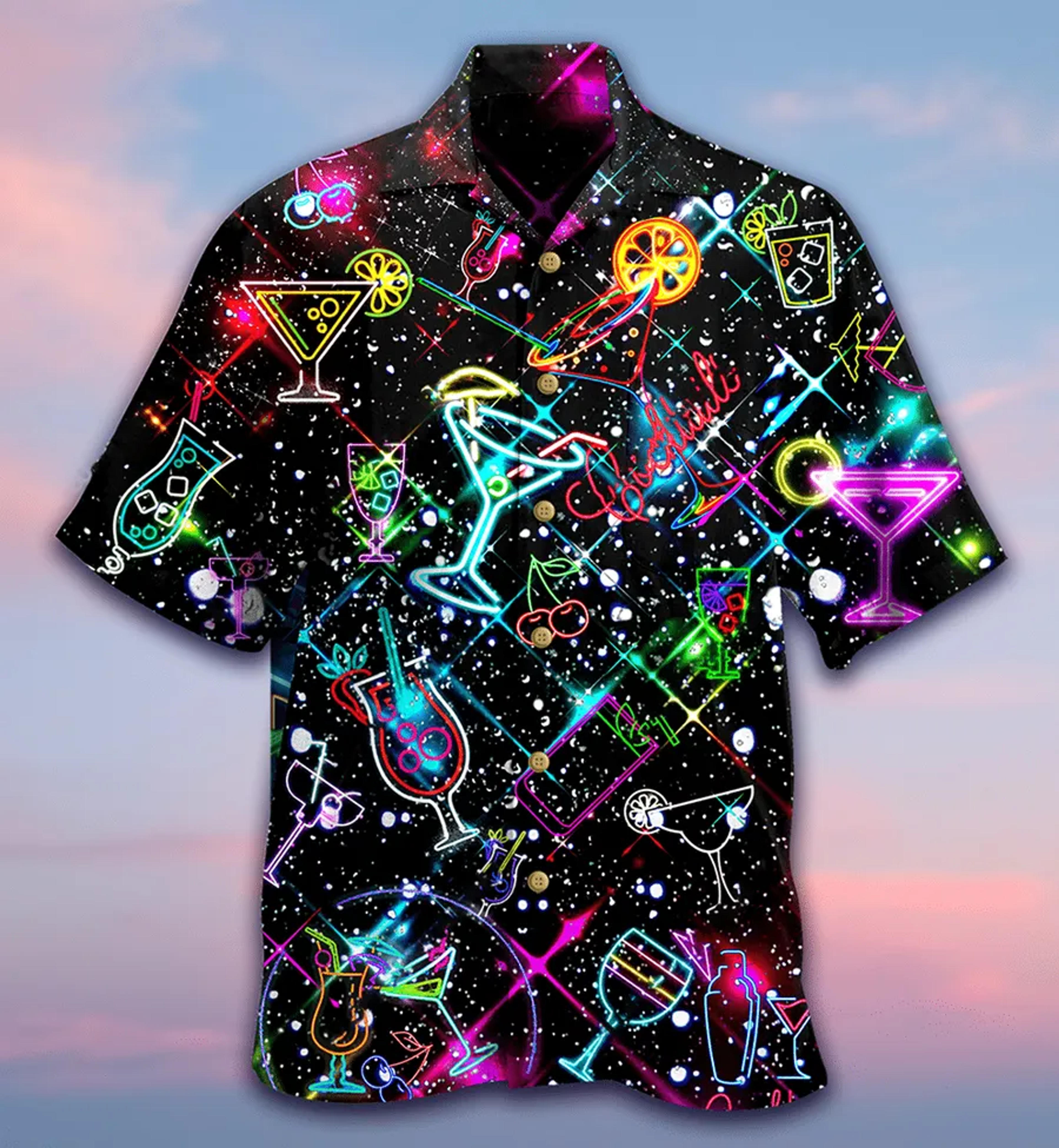 Cocktail Neon Love Limited Edition Hawaiian Shirt