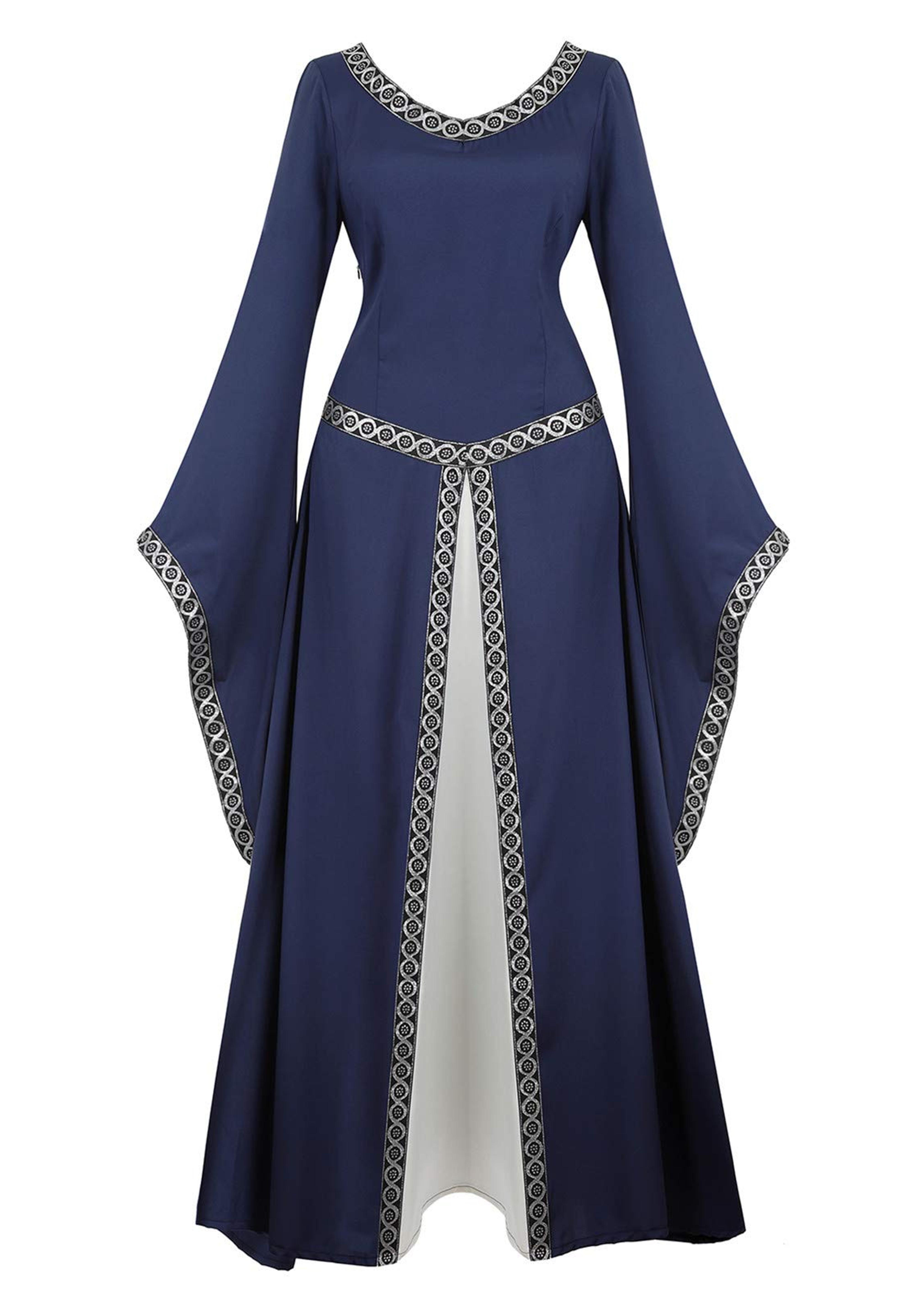 Amazon.com: Parlsdy Womens Medieval Dress Victorian Costume Renaissance Long Dress Costumes Irish Over Cosplay Retro Gown : Clothing, Shoes & Jewelry