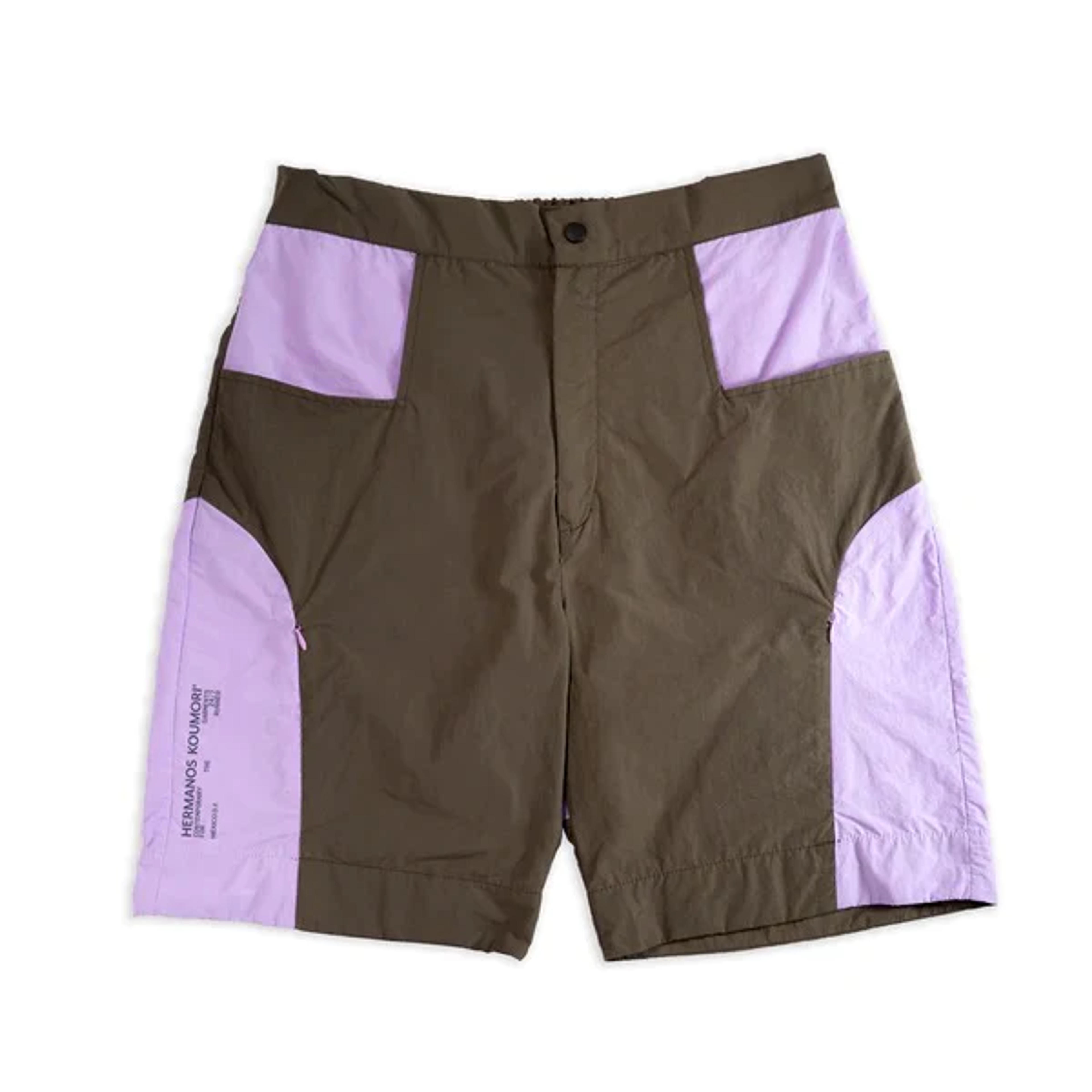 Bicolor Shorts: Brown / Lilac – Renegade Running