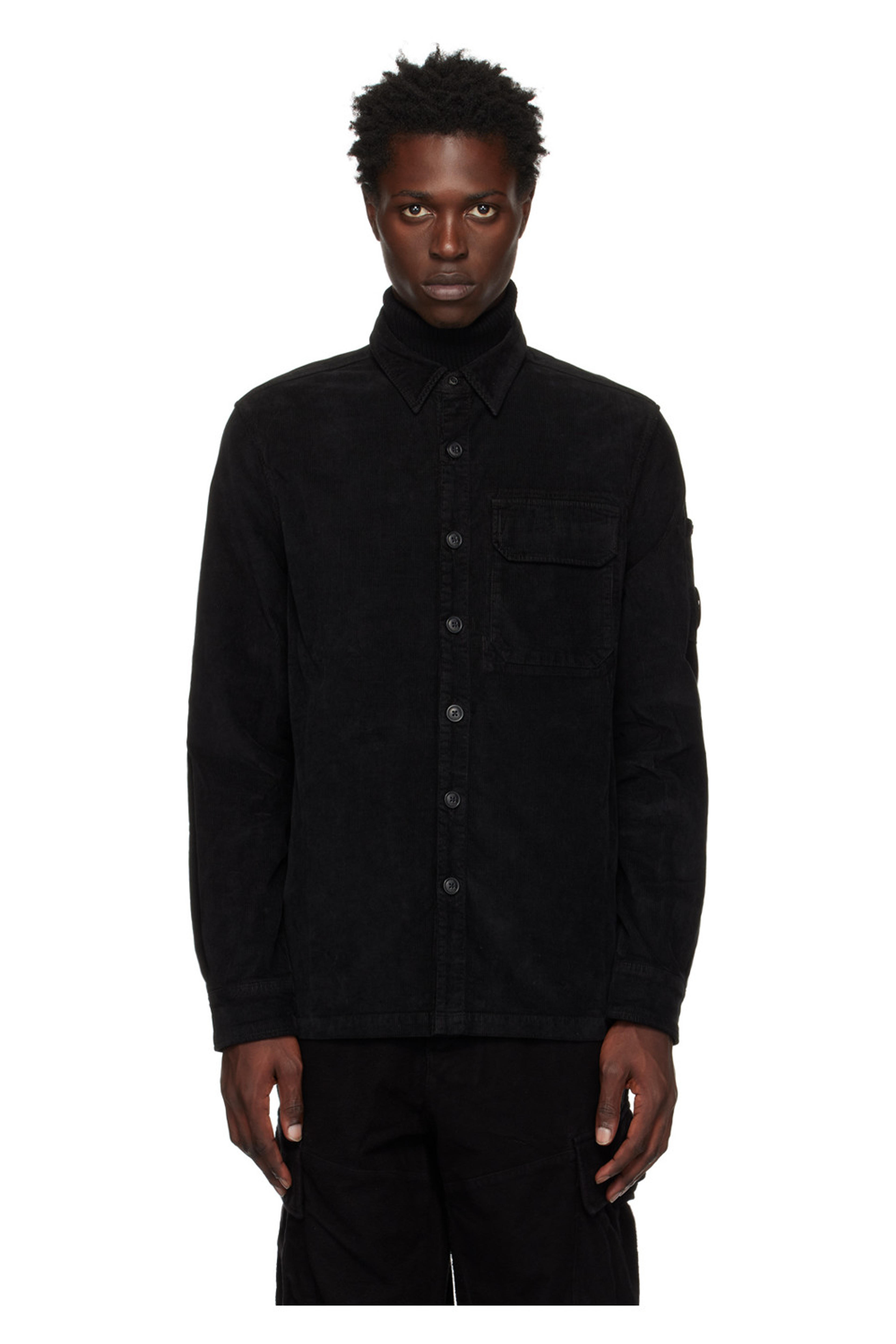 C.P. Company - Black Pocket Shirt