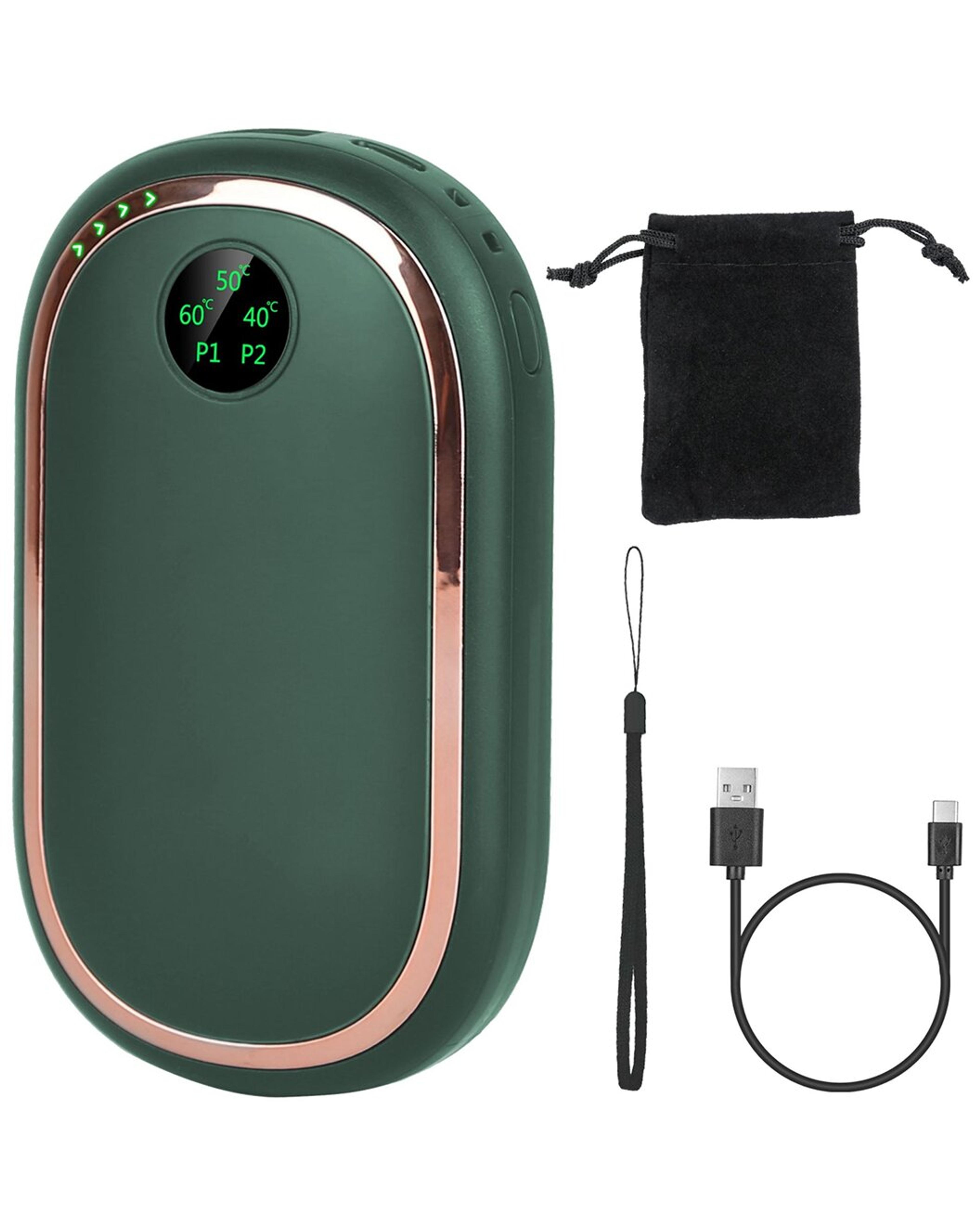 Fresh Fab Finds Portable Rechargeable Hand Warmer/Power Back / Gilt