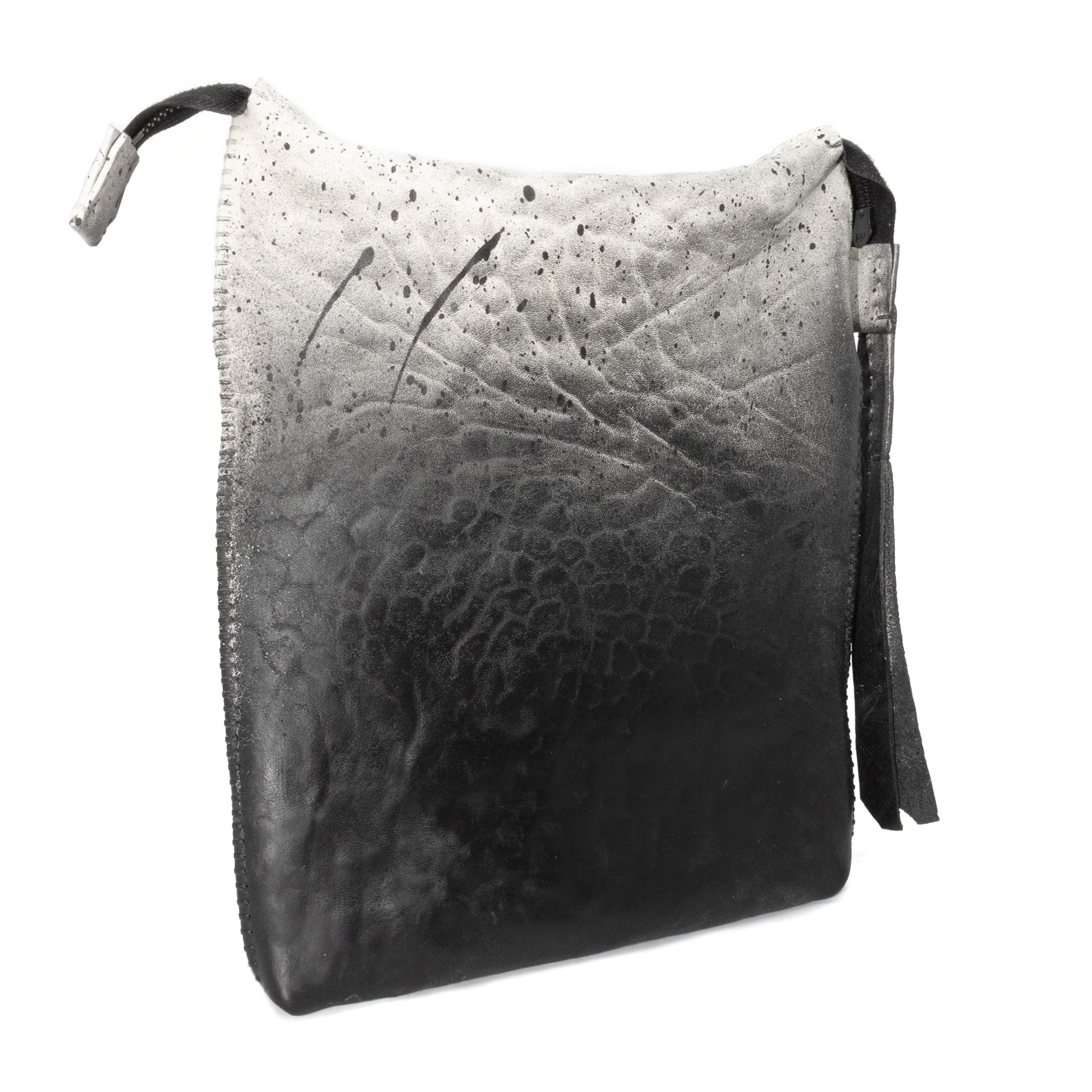 spray dyed horse culatta leather sling bag – atelier skn