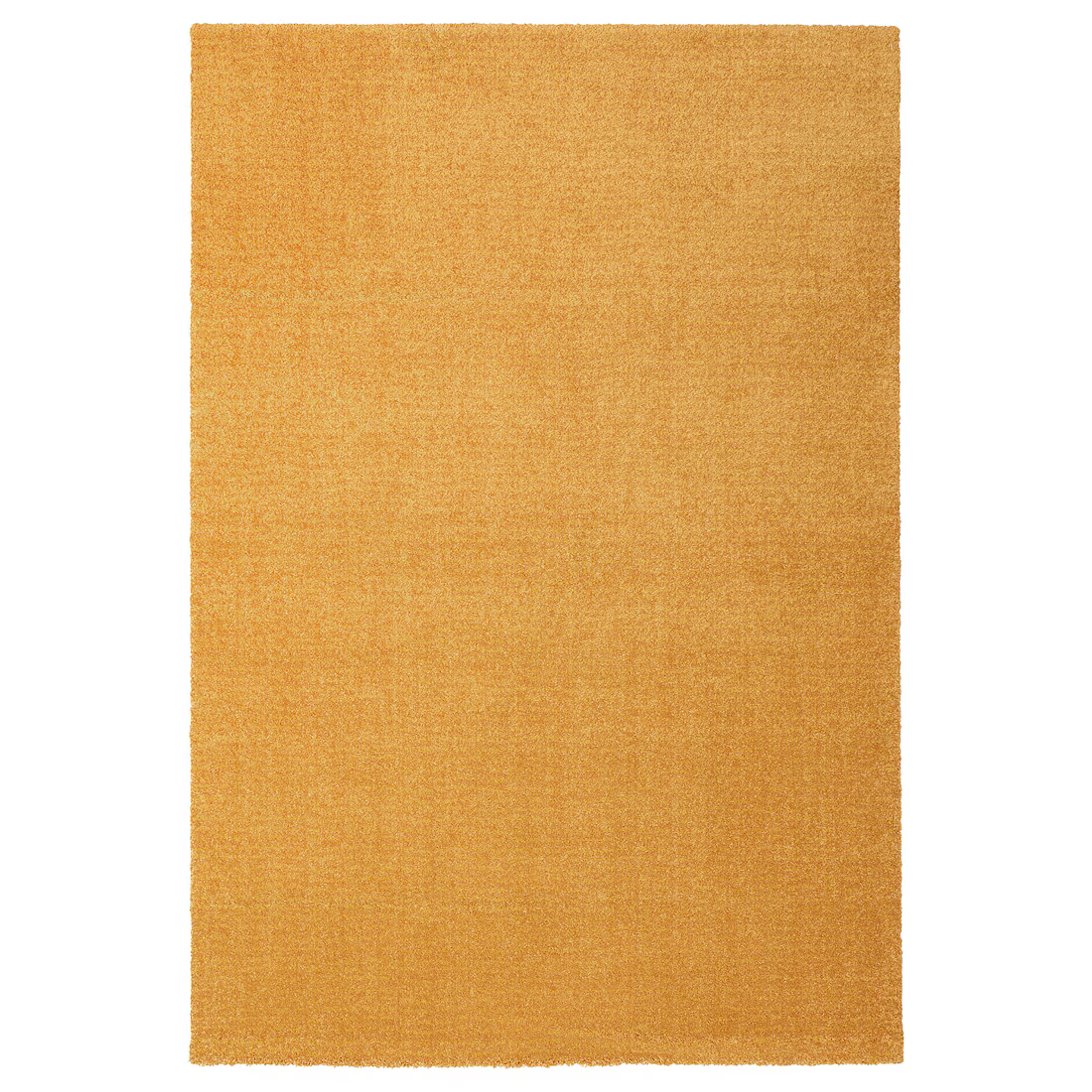 LANGSTED Rug, low pile, yellow, 4 ' 4"x6 ' 5" - IKEA