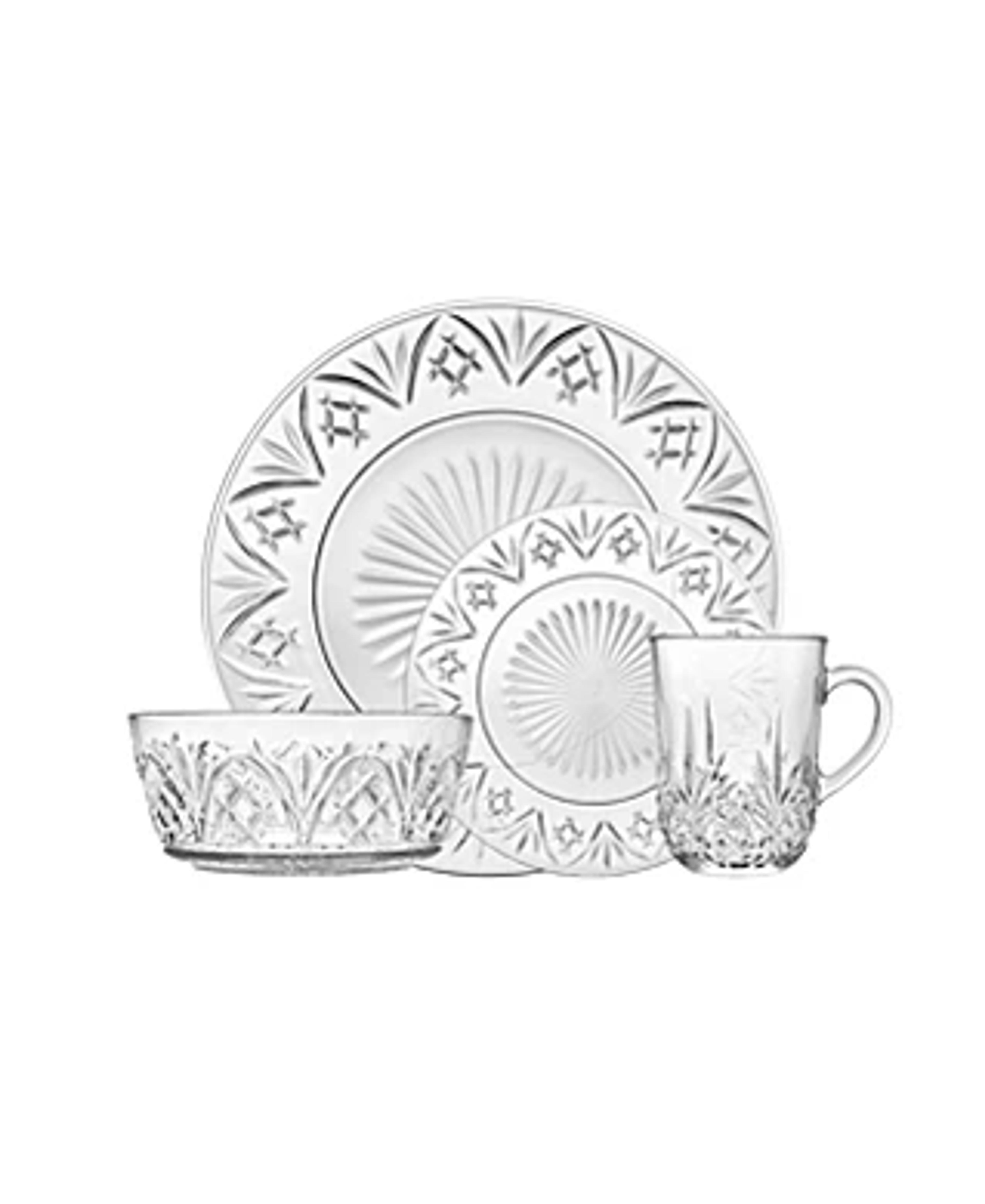 Godinger Dublin 16 Piece Dinnerware Set & Reviews - Fine China - Macy's