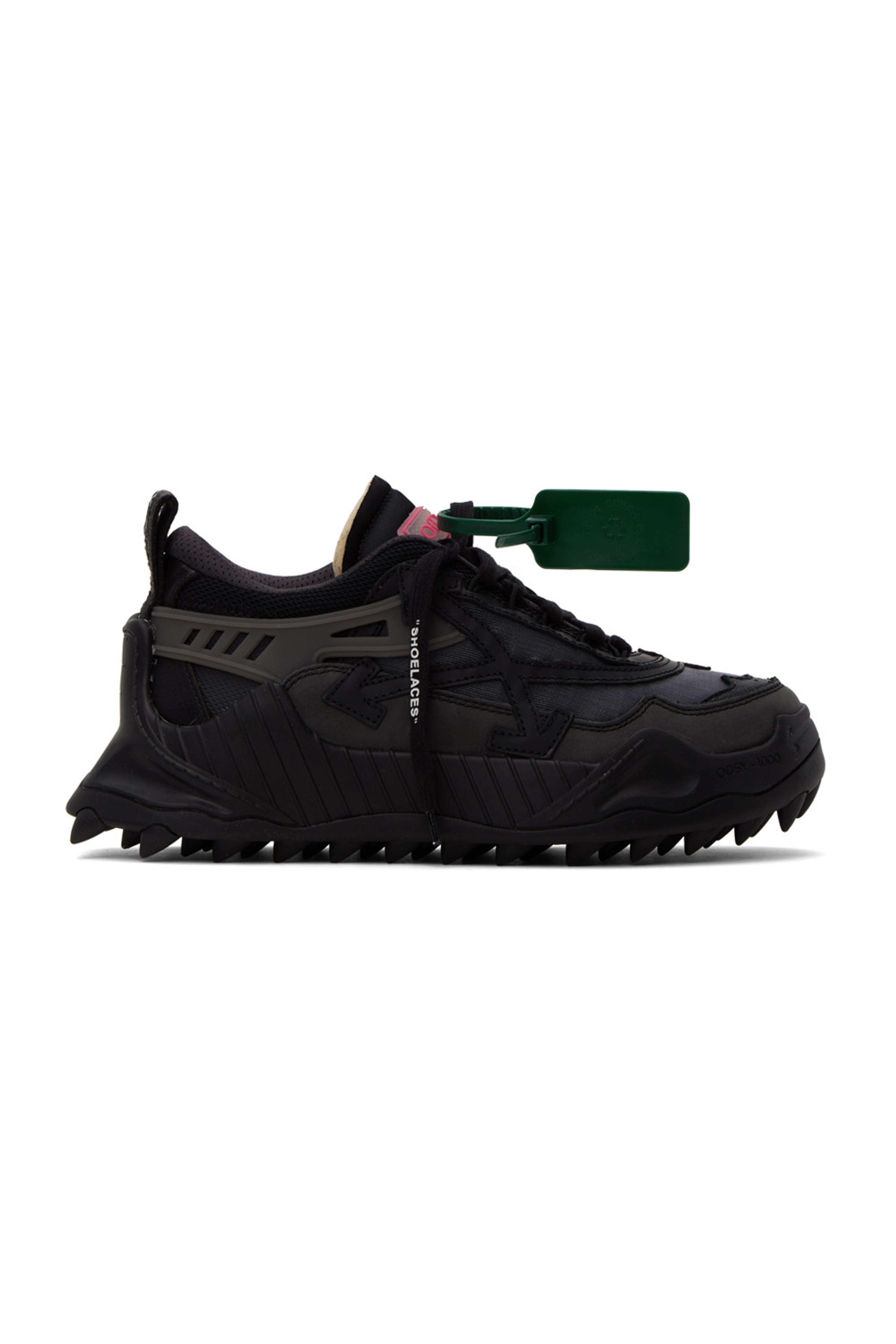 Off-White - Black Odsy 1000 Sneakers