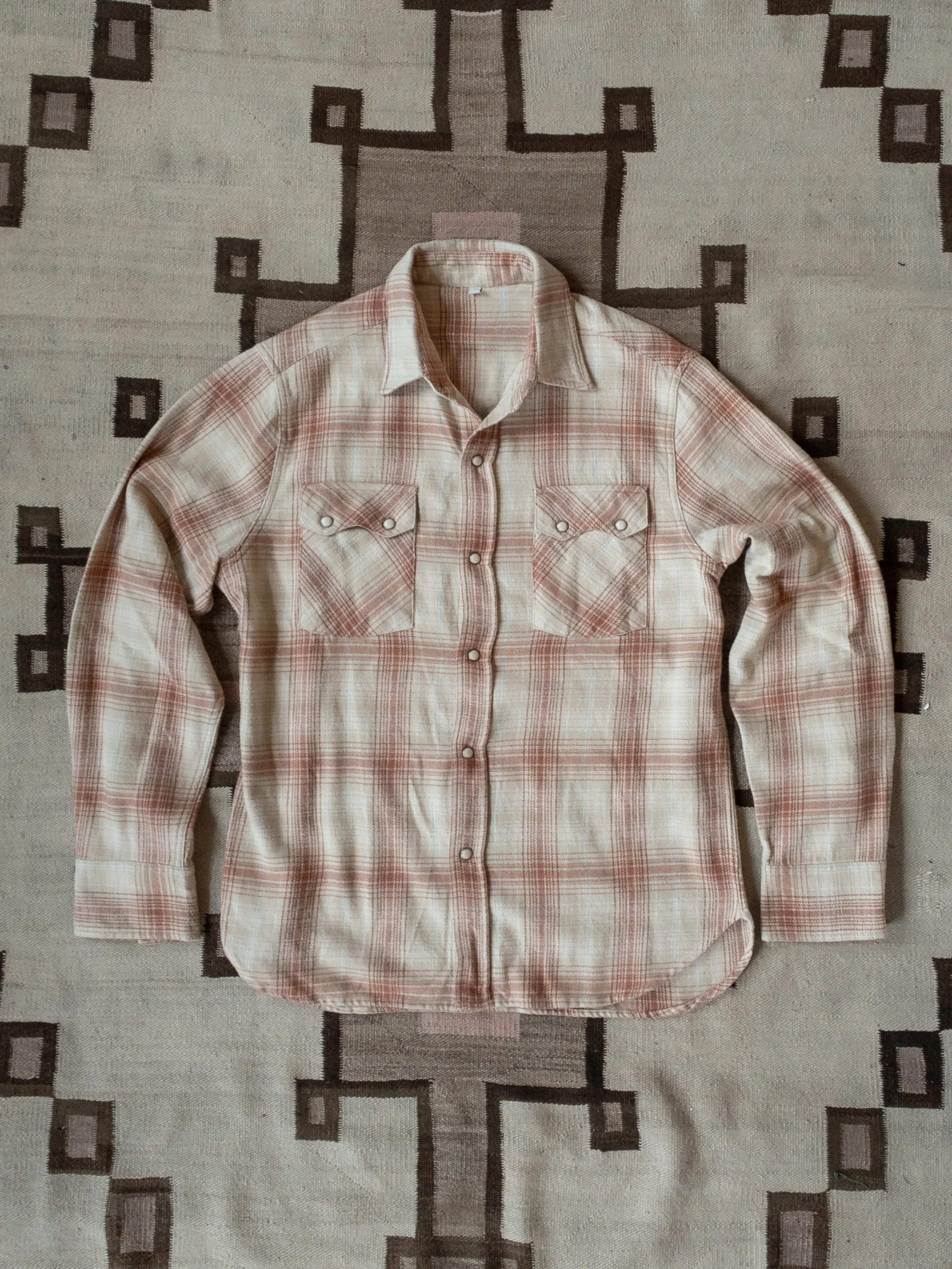 Washed Flannel Pearlsnap Shirt - Idaho Autumn Rodeo Plaid – Wythe New York