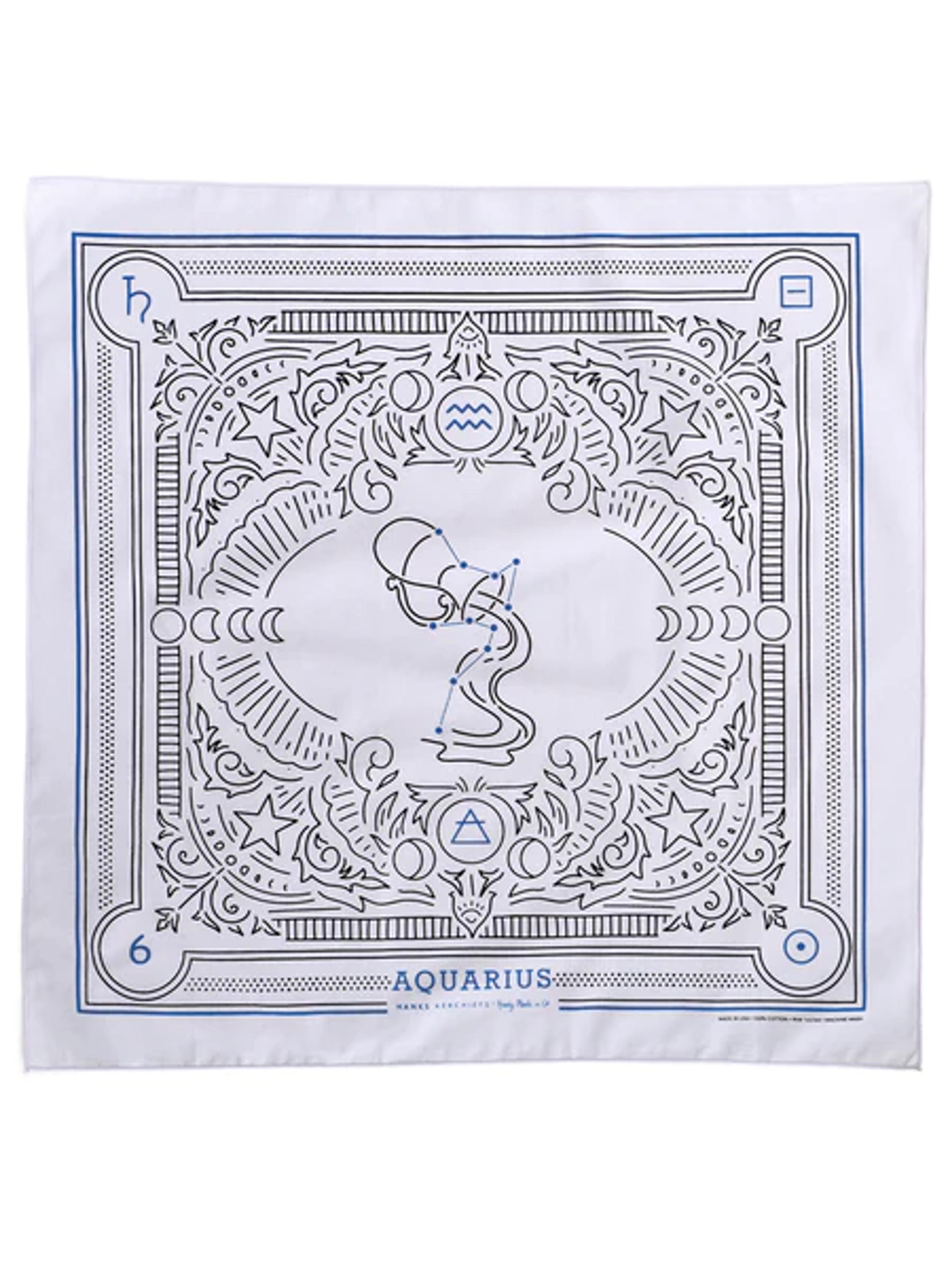 ZODIAC - AQUARIUS – Hanks Kerchiefs