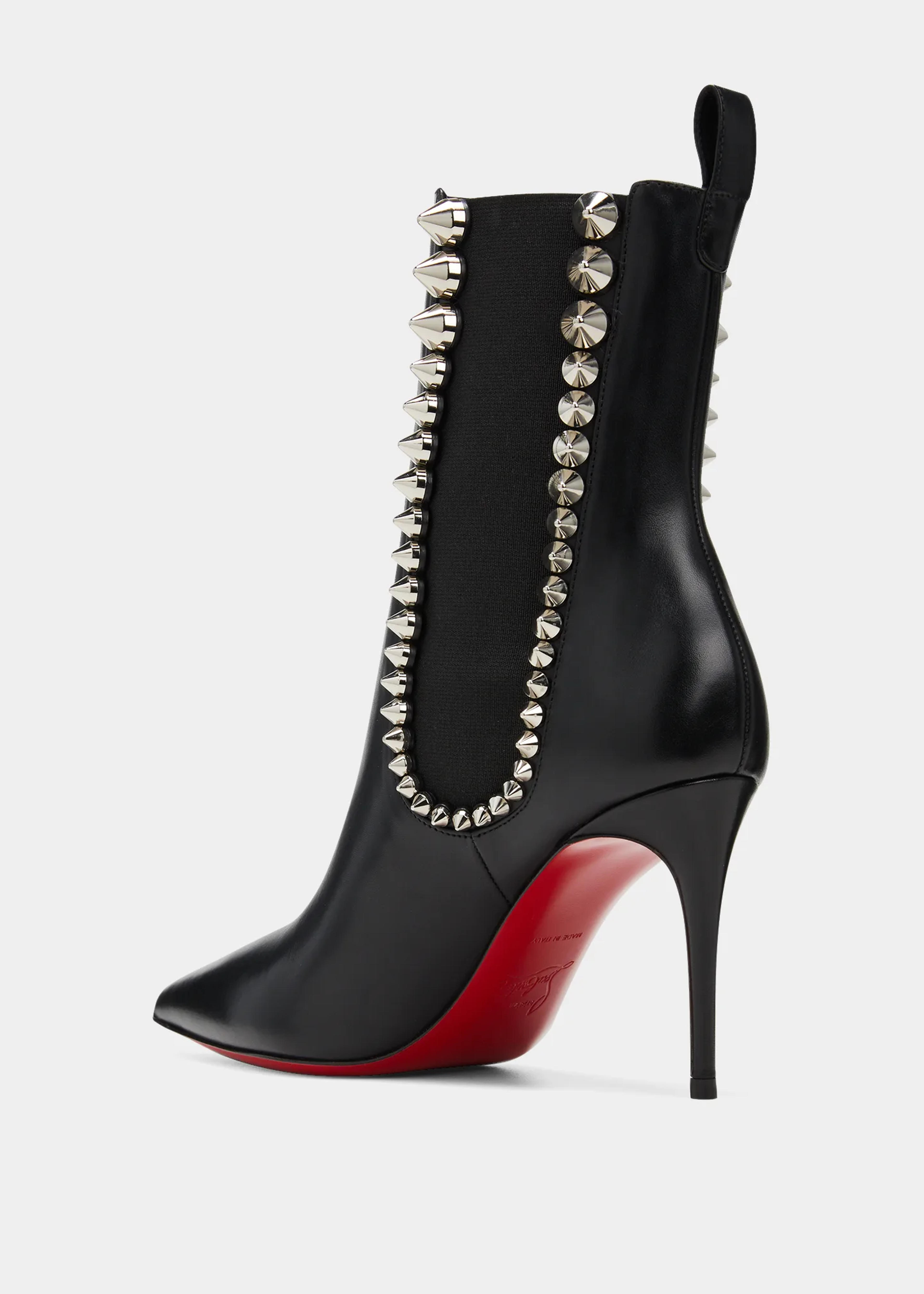 Christian Louboutin Spikita Booty 85mm Red Sole Ankle Boots - Bergdorf Goodman