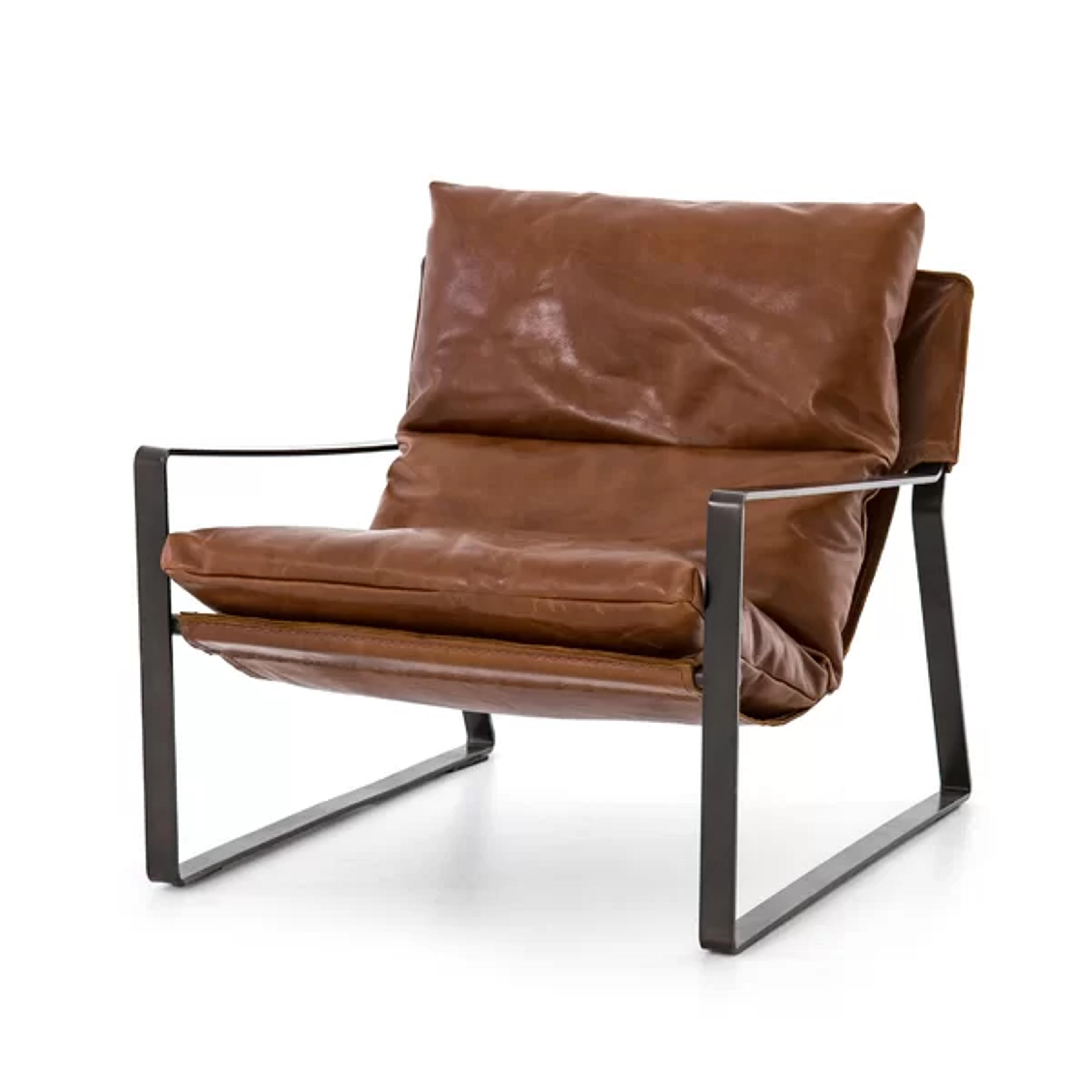 Four Hands Marenco Leather Armchair & Reviews | Perigold