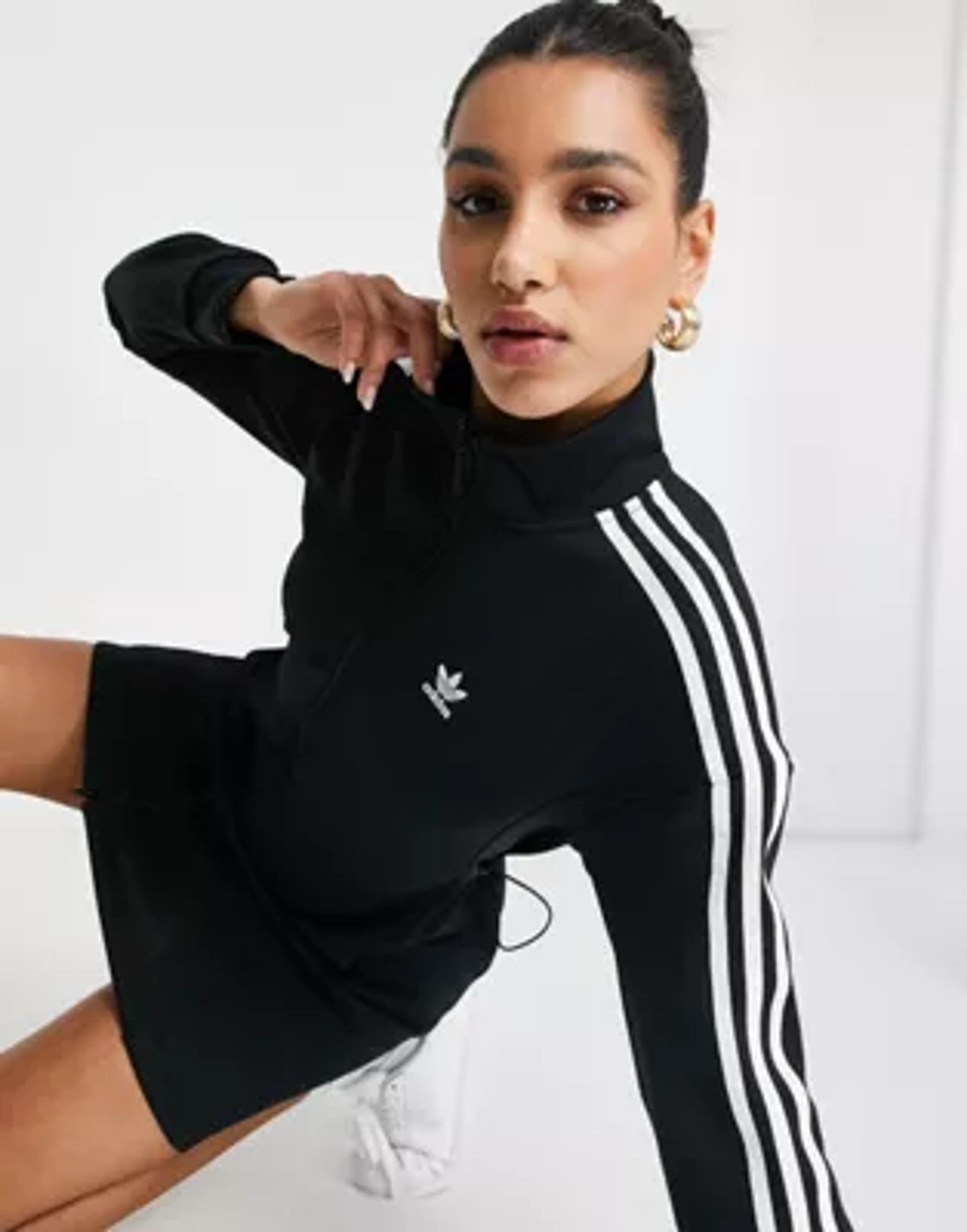 adidas Originals long track top in black | ASOS