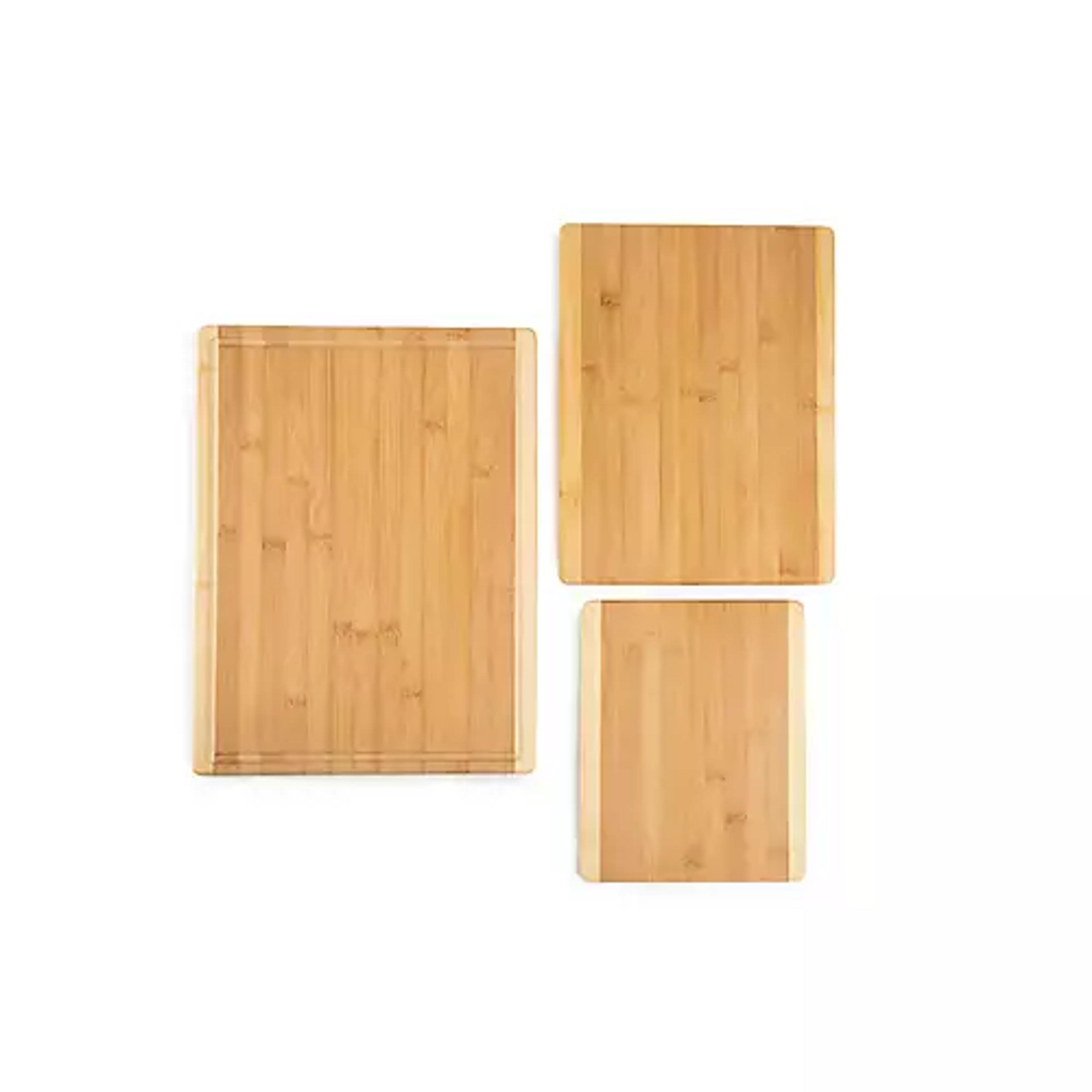 Simply Essential&trade; Bamboo Wood Cutting Boards (Set of 3)