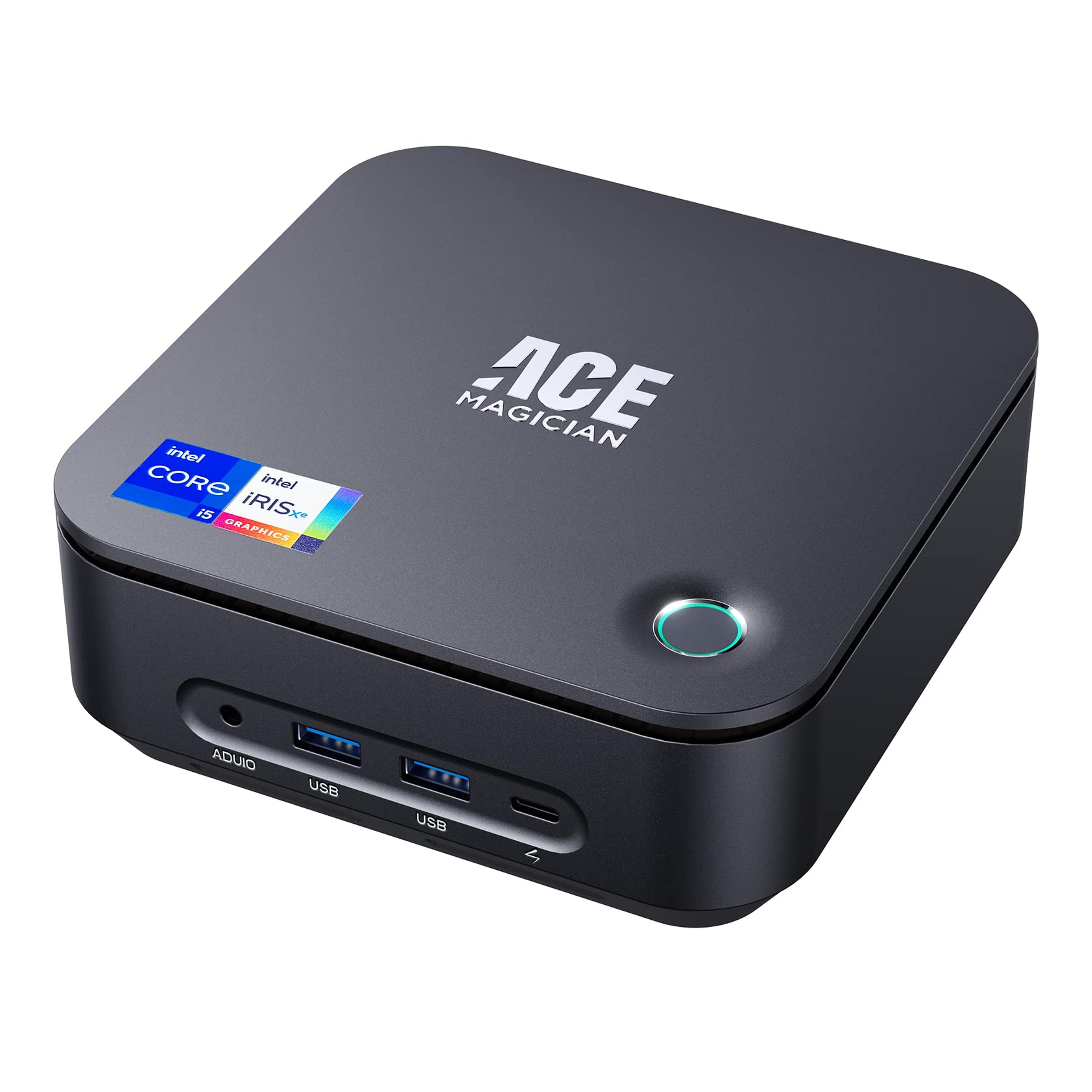 Mini PC Windows 11 Pro, Core i5 1135G7(4C/8T, up to 4.2GHz) 16GB RAM 256GB SSD Micro Desktop Computers,Intel Iris Xe Graphics 8K UHD,Thunderbolt,WiFi6,BT5.2,Built-in Speaker,Fingerprint Login