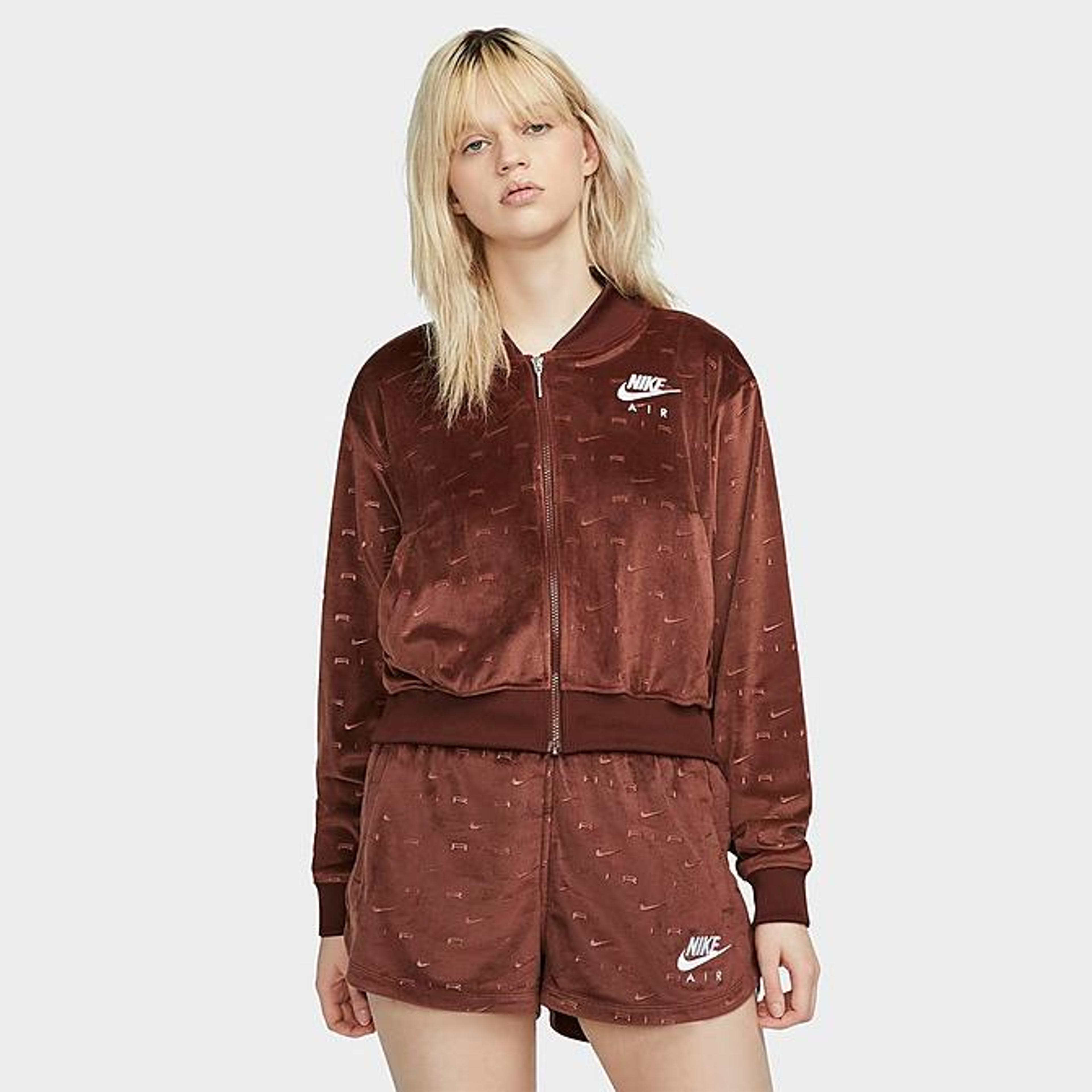 Women's Nike Air Full-Zip Velour Jacket | Finish Line