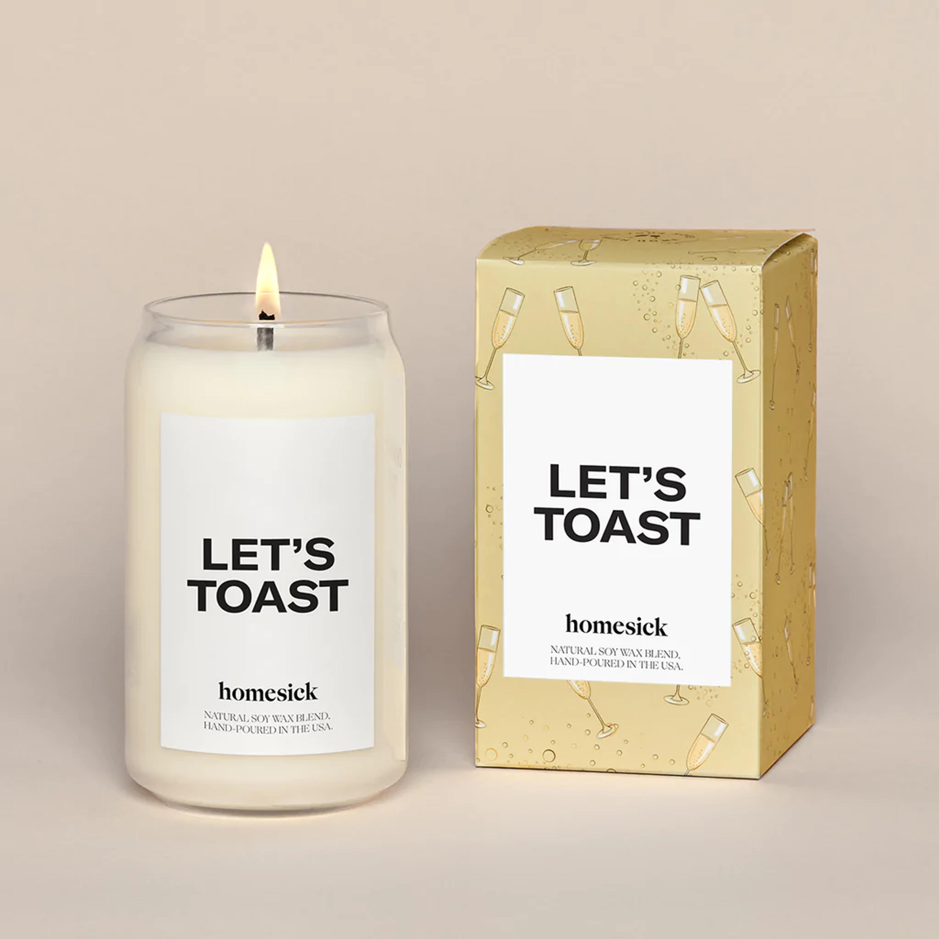 Let's Toast Candle - Mandarin, Grapefruit & Orange | Homesick