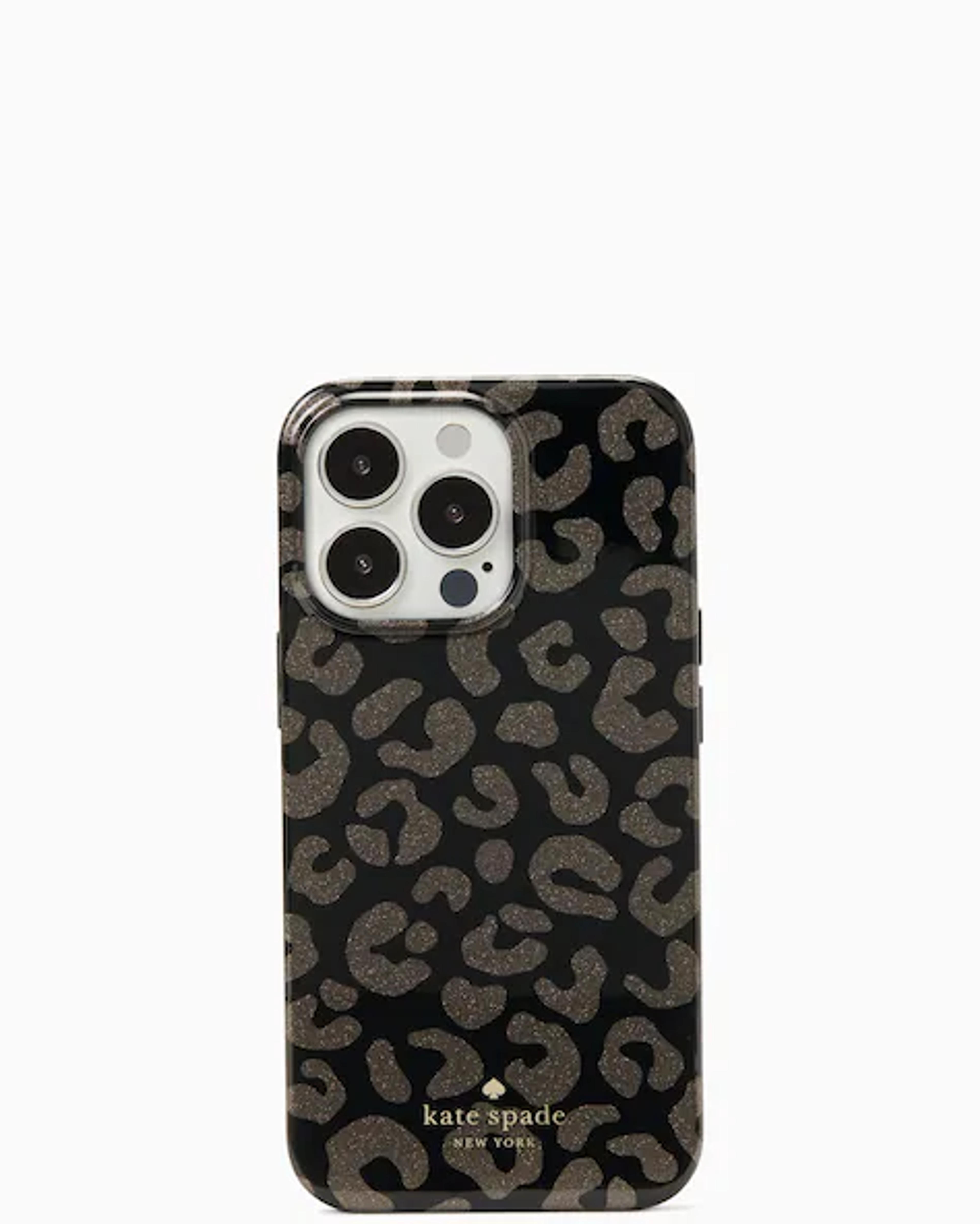 Graphic Leopard Resin I Phone 13 Pro Case | Kate Spade Surprise