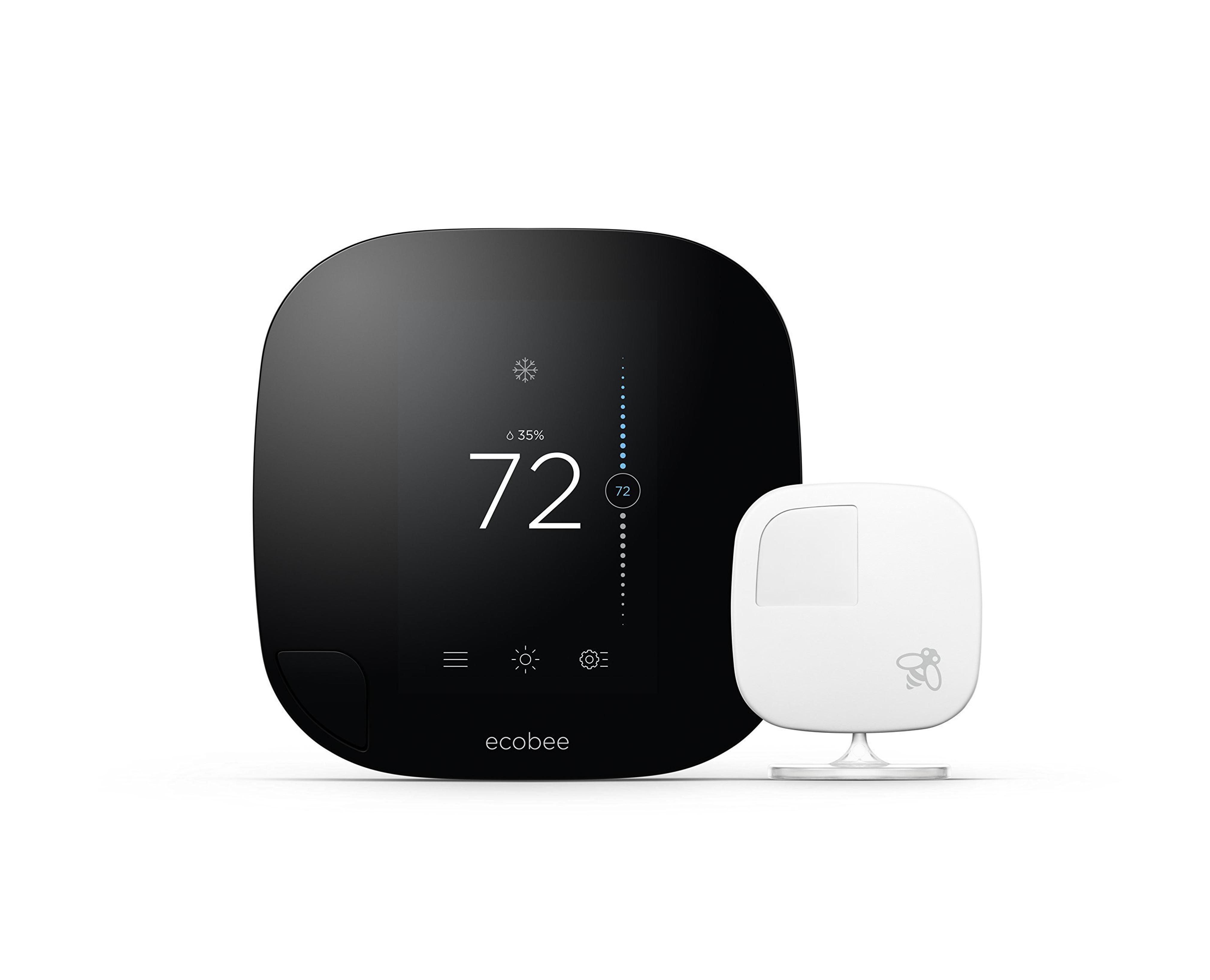 ecobee3 Smarter Wi-Fi Thermostat with Remote Sensor