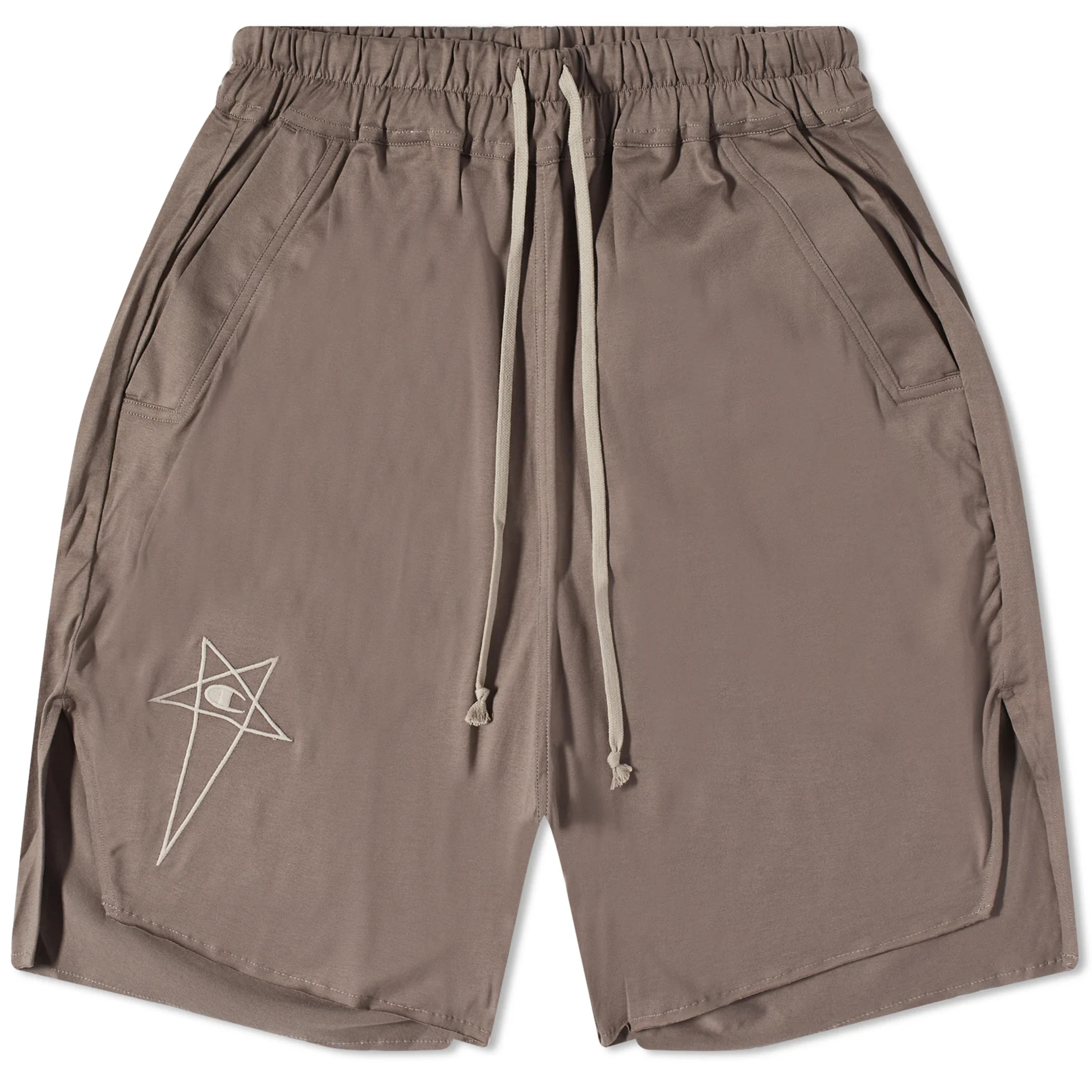 Rick Owens x Champion Beveled Pods Shorts Dust | END.