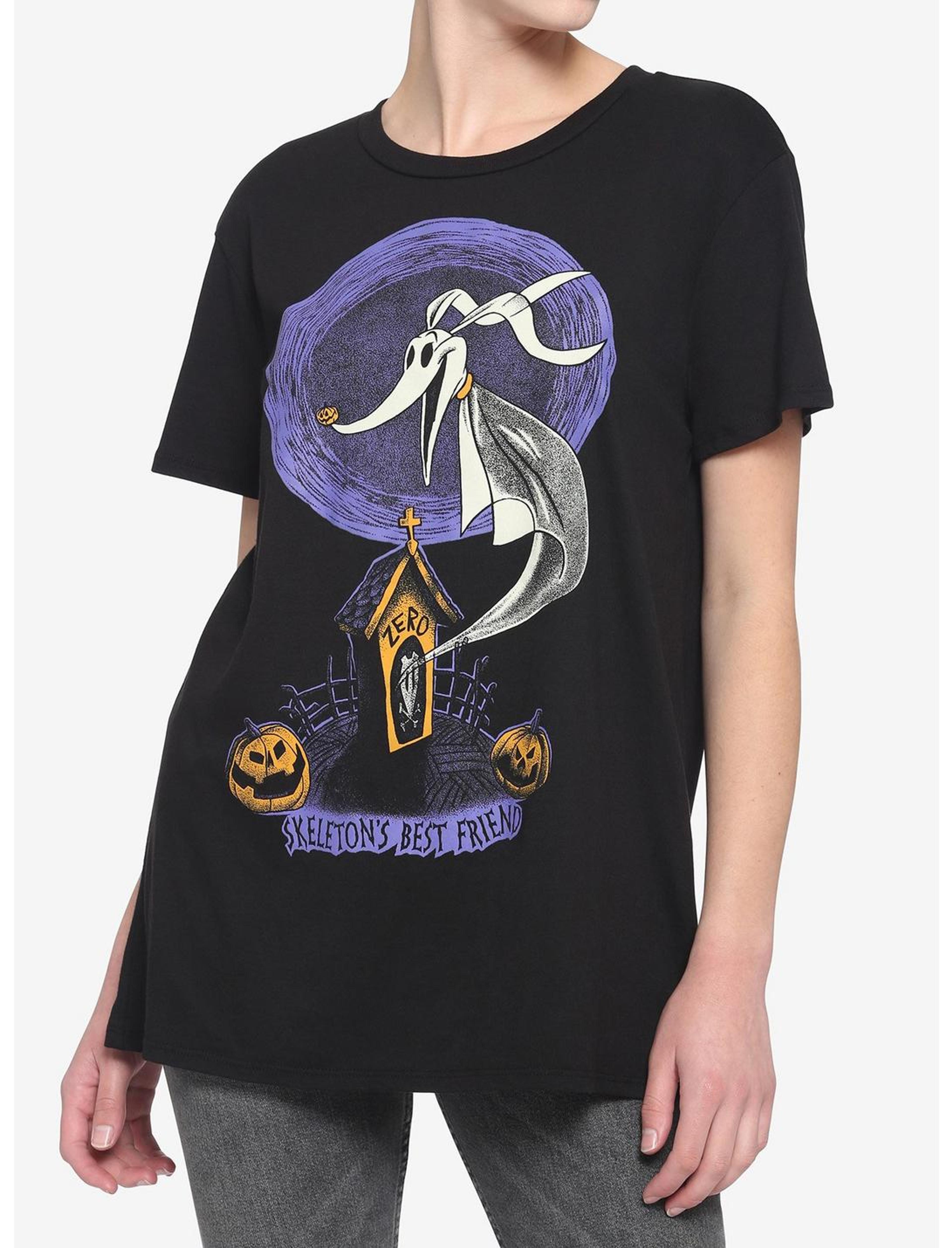 The Nightmare Before Christmas Zero Best Friend Boyfriend Fit Girls T-Shirt | Hot Topic