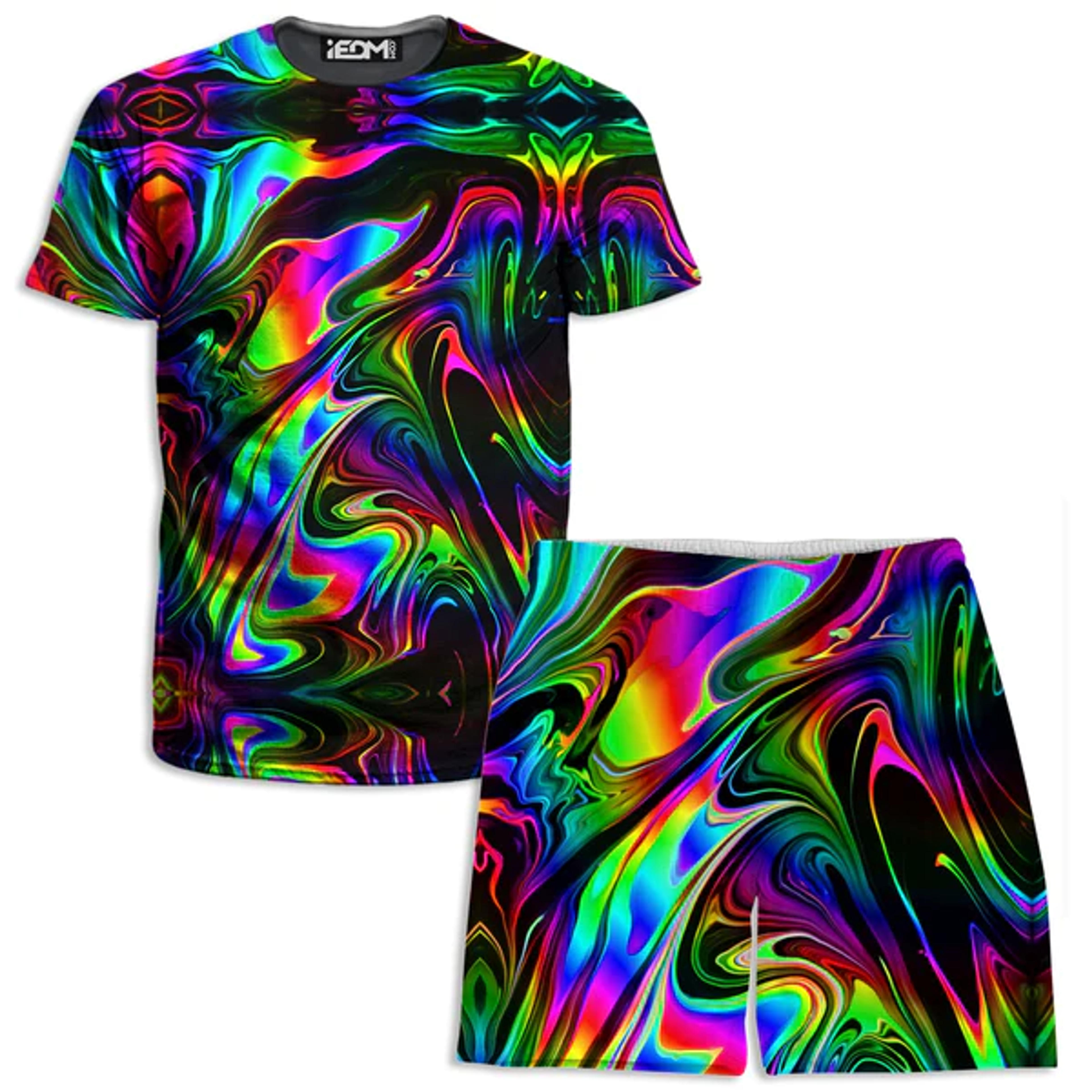 That Glow Flow T-Shirt and Shorts Combo | iEDM