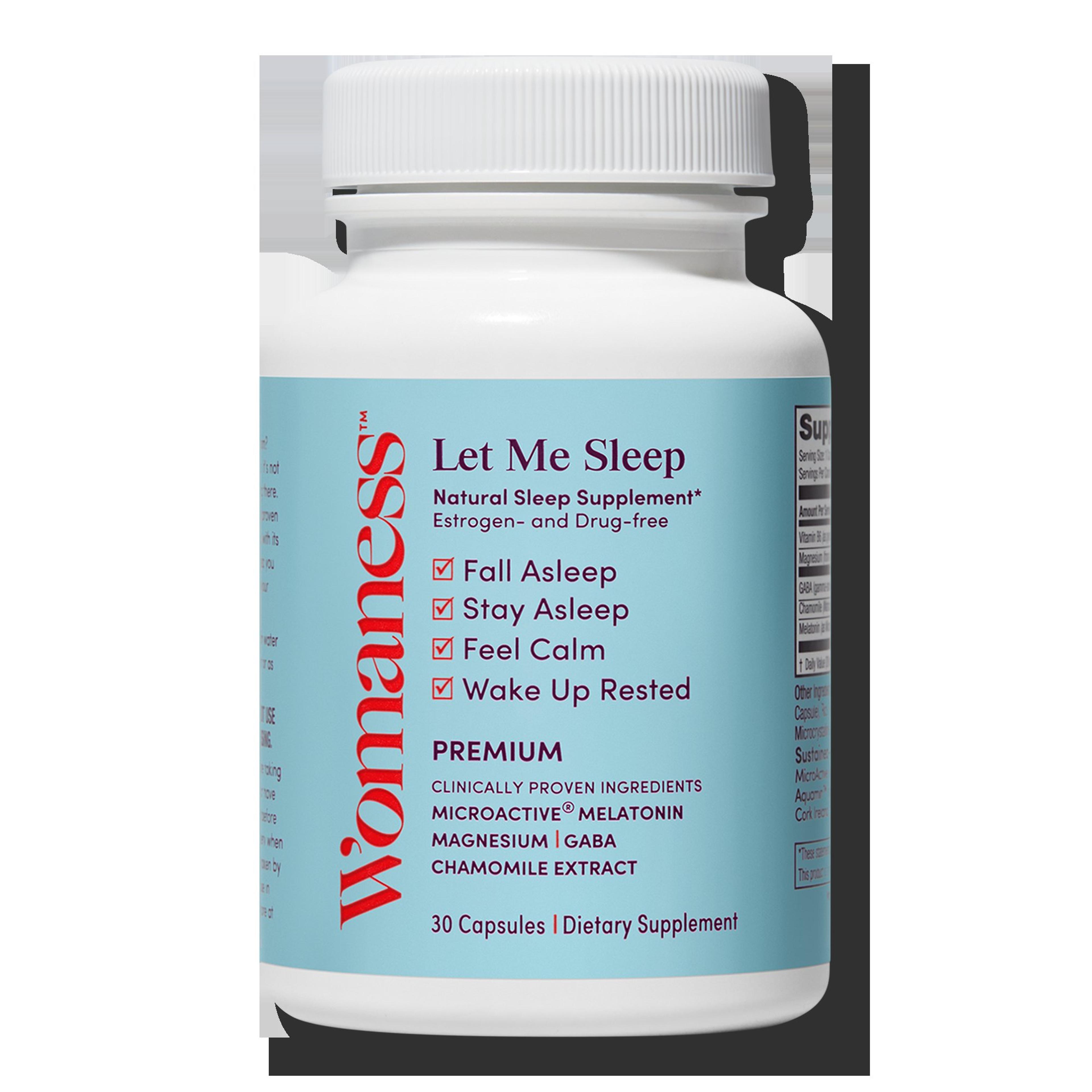 Let Me Sleep Natural Sleep Supplement