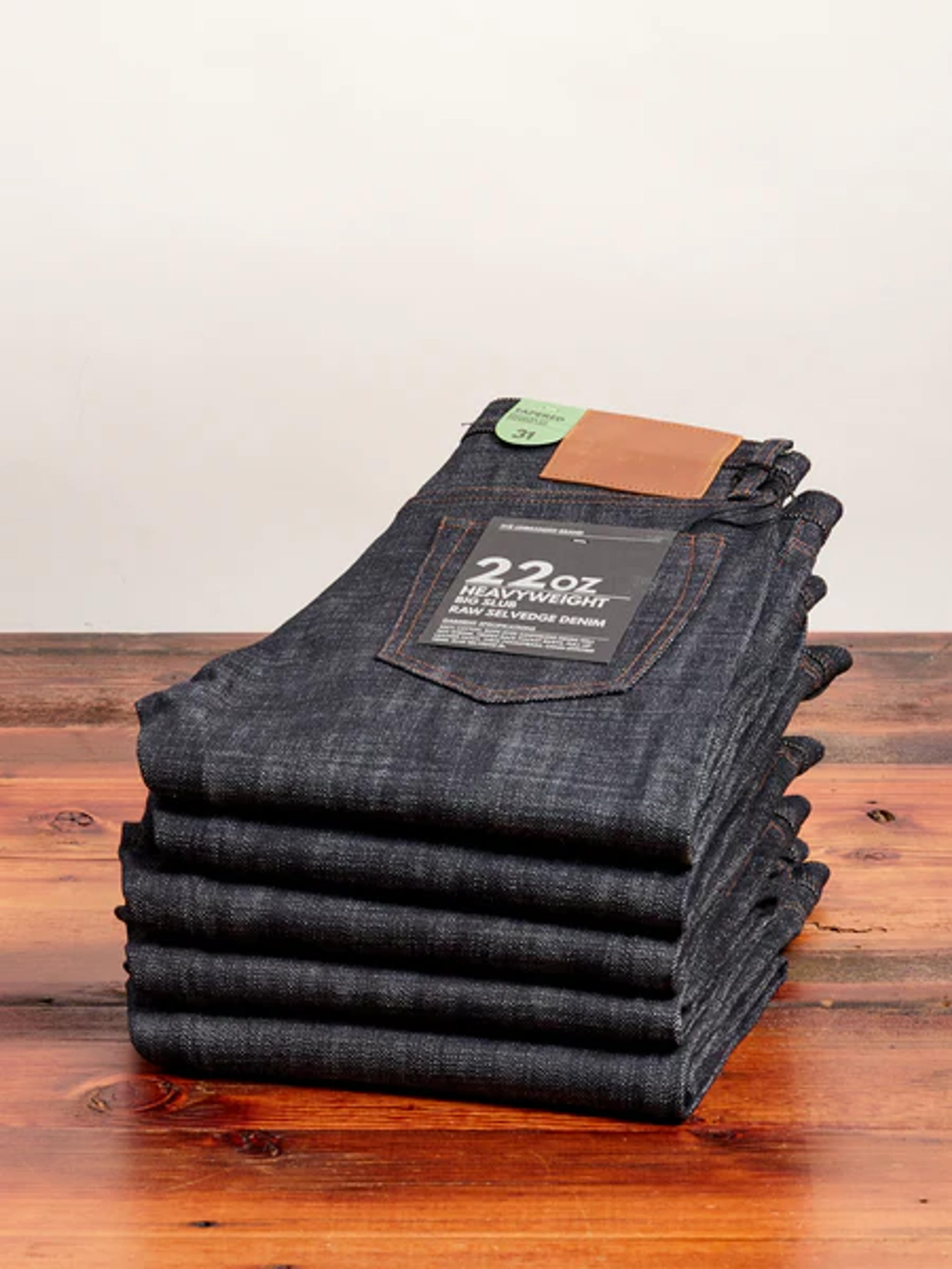 UB270 Big Slub 22oz Selvedge Denim - Tapered Fit – Blue Owl Workshop