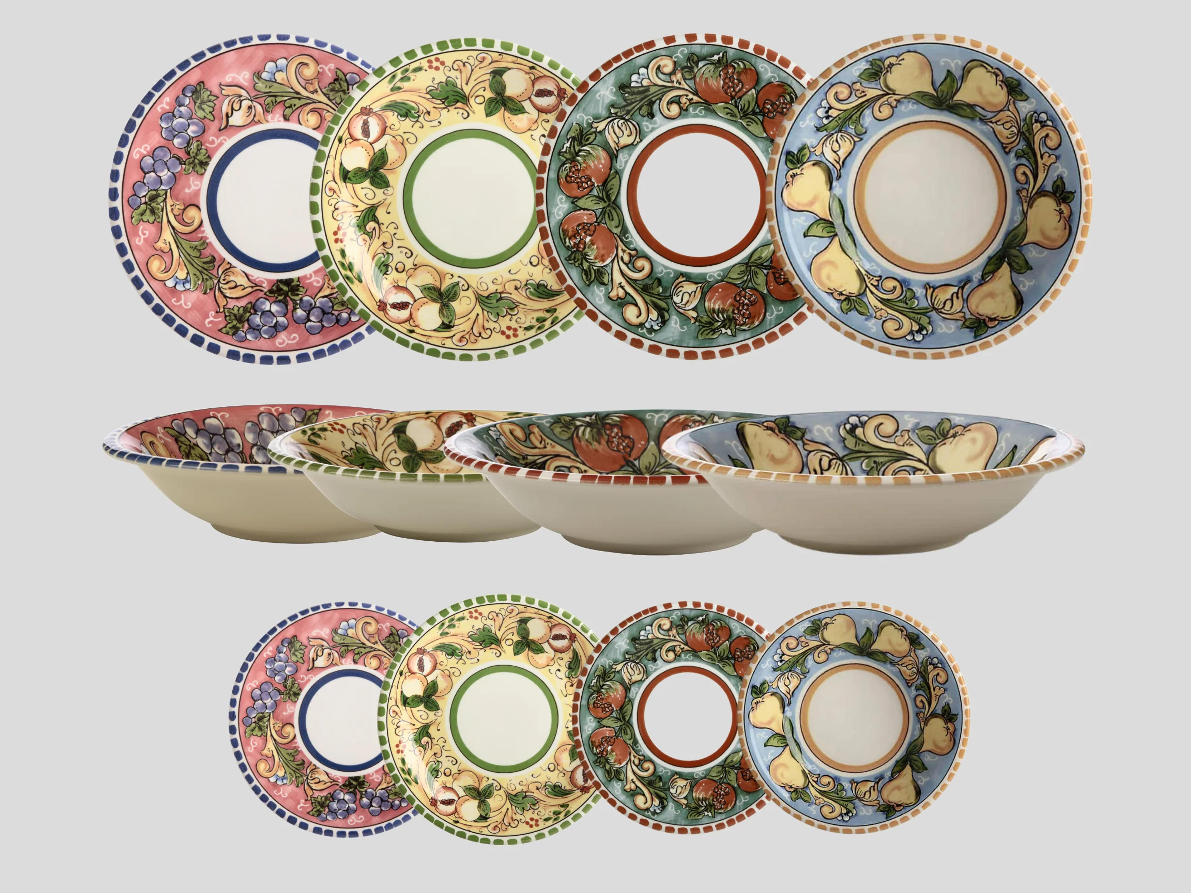 Salerno Mix Plates Tableware Set - Set of 12